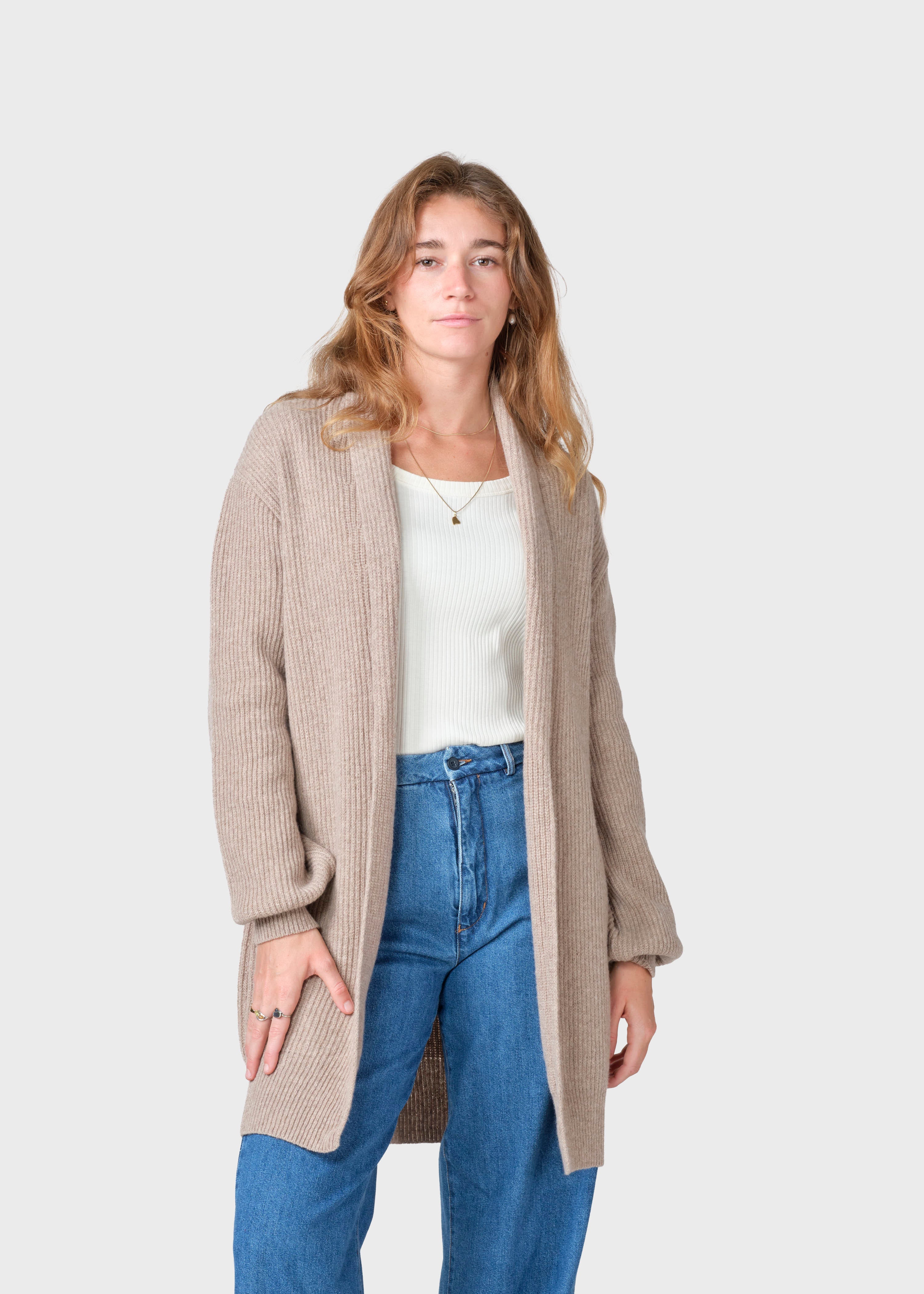 Luna Knit Cardigan - Sand