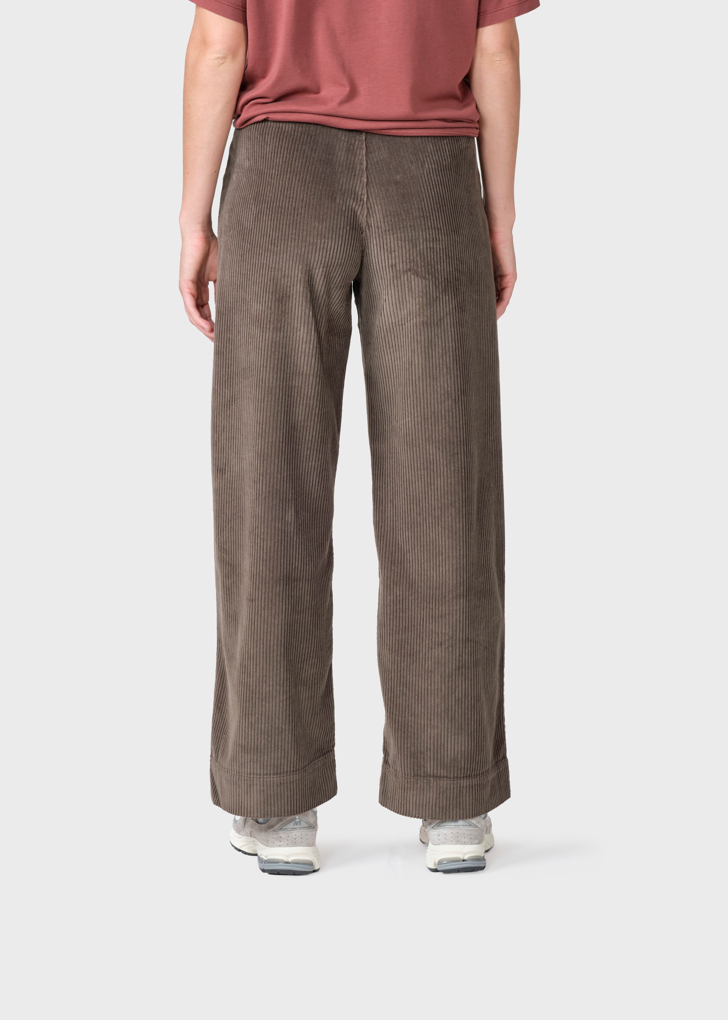 Lydia Jumbo Corduroy Pants - Taupe