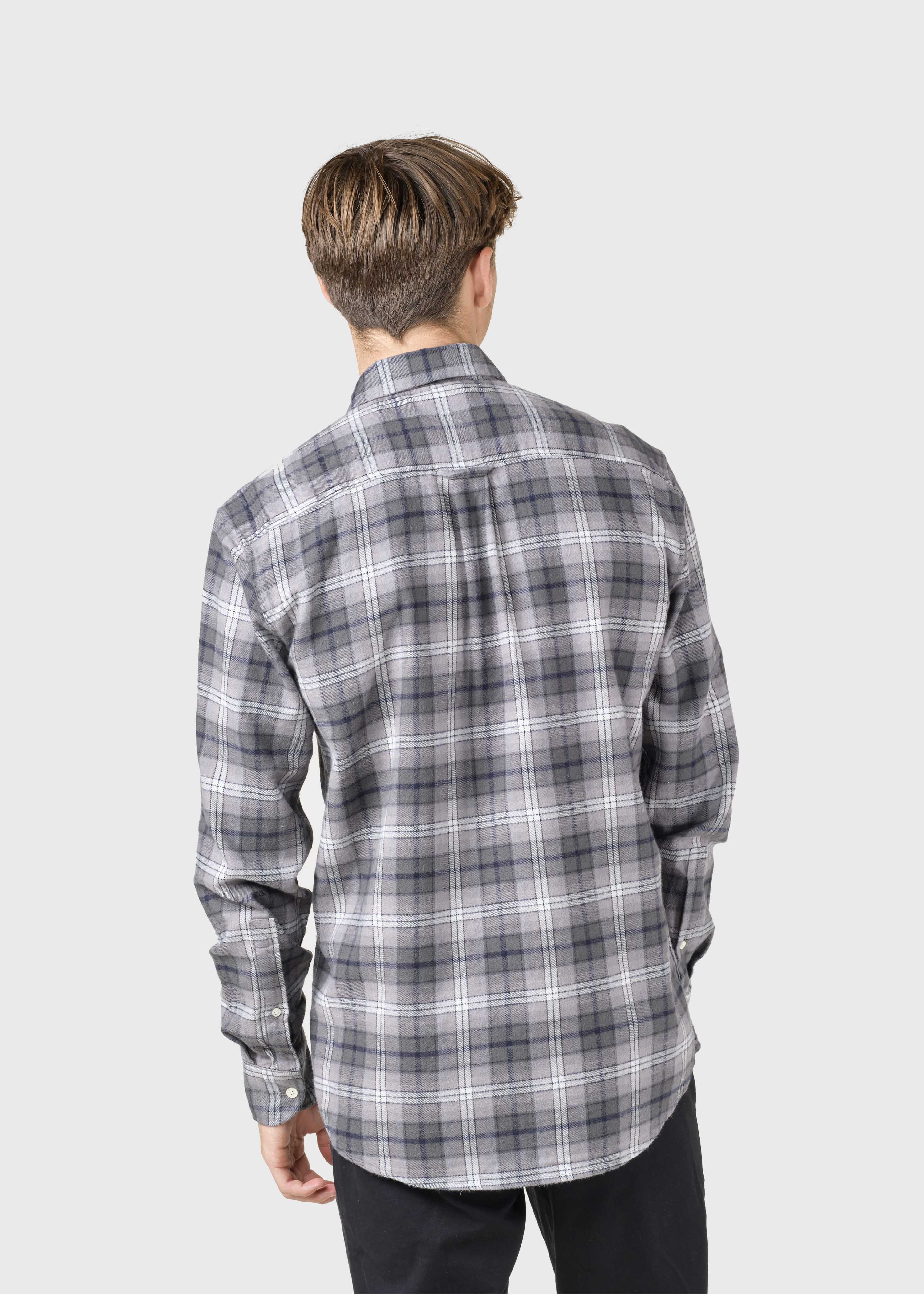 Manny Shirt - Olive/cream/navy