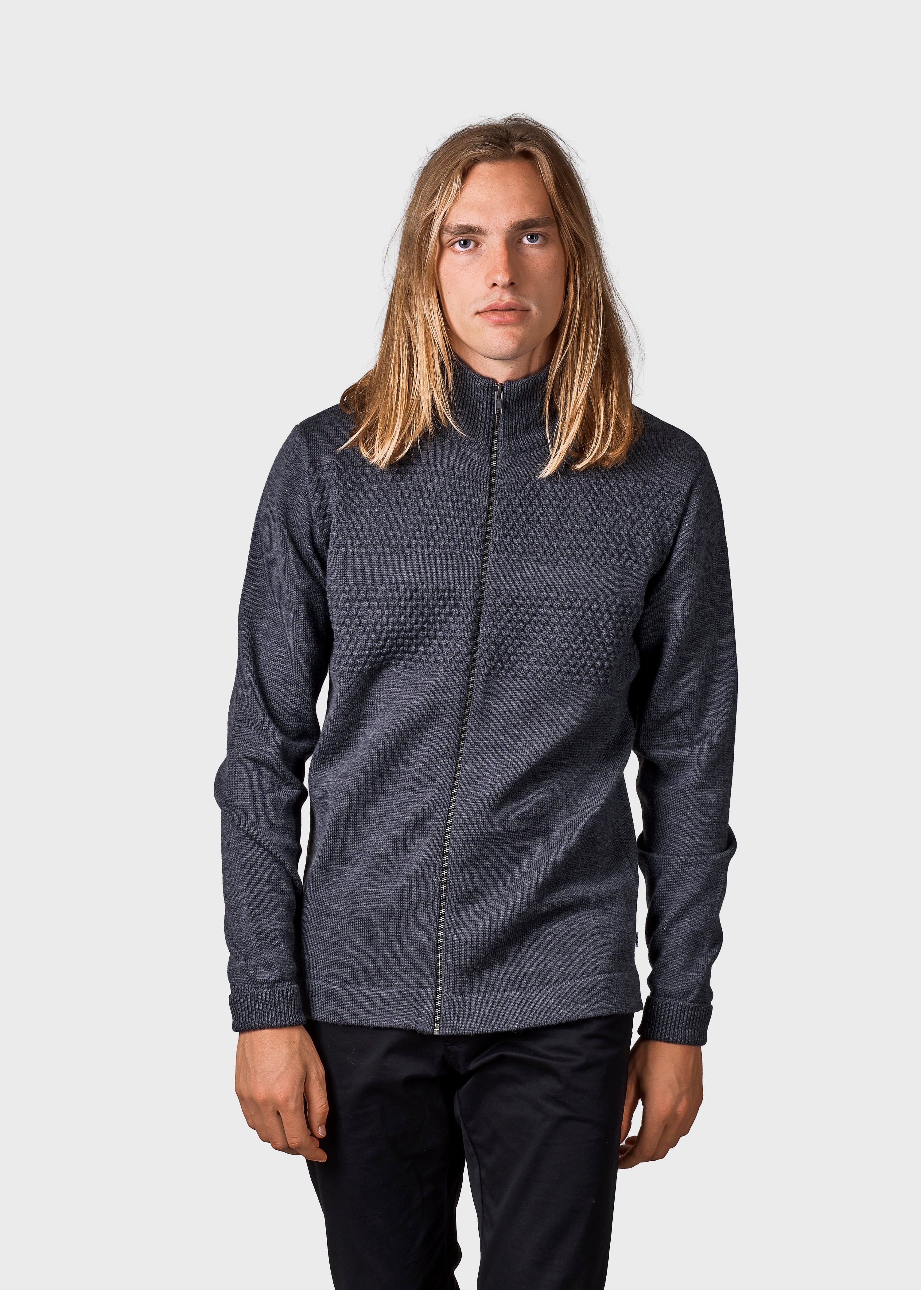 Marinus Knit Cardigan - Anthracite