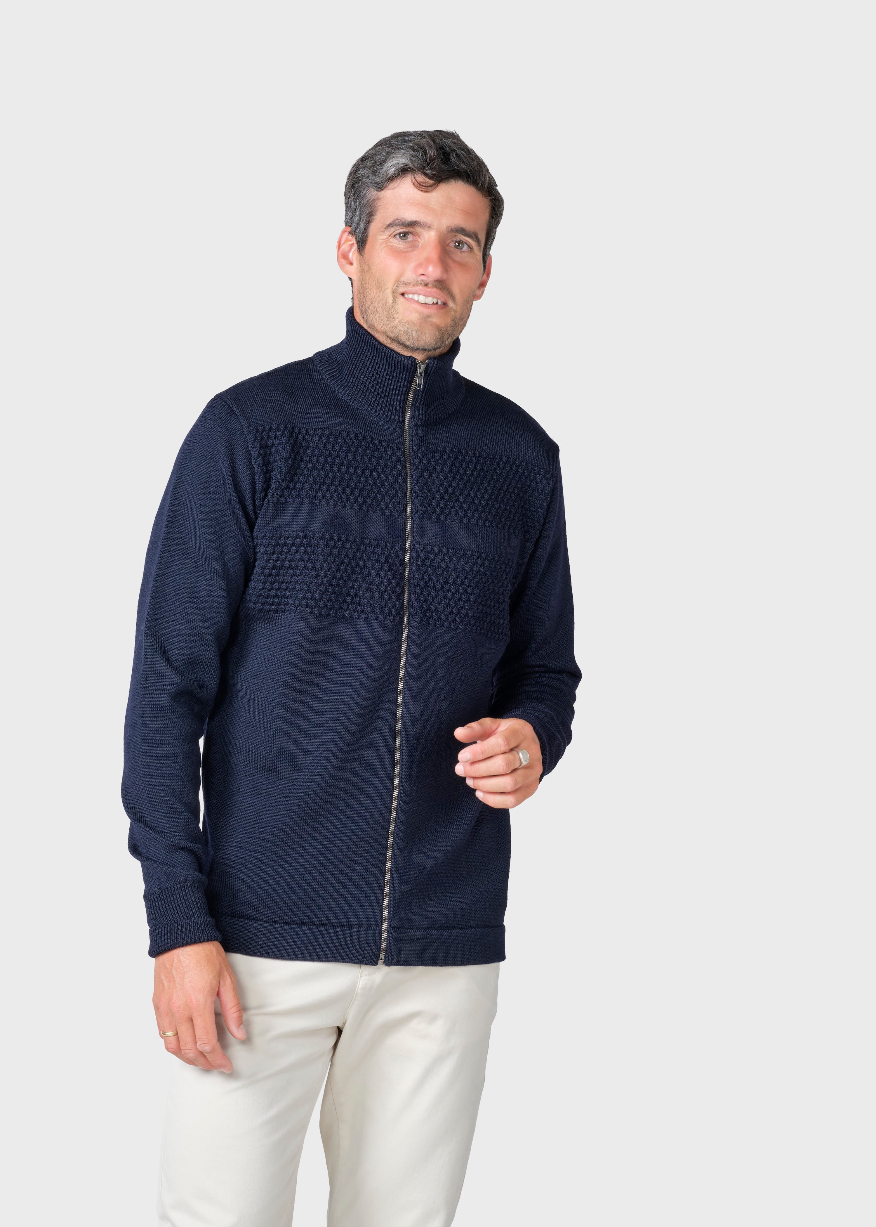 Marinus Knit Cardigan - Navy