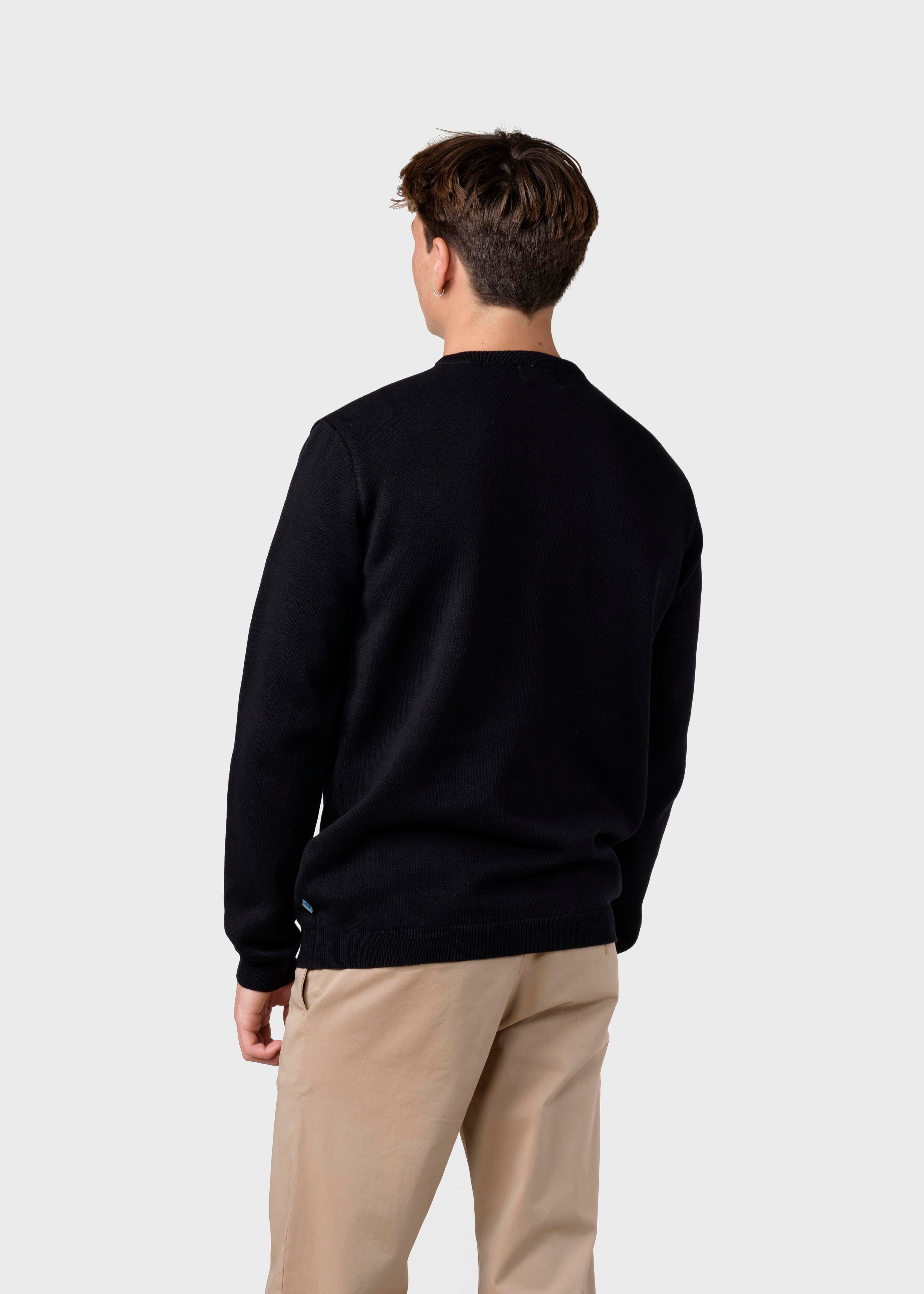 Mens Basic Cotton Knit - Black