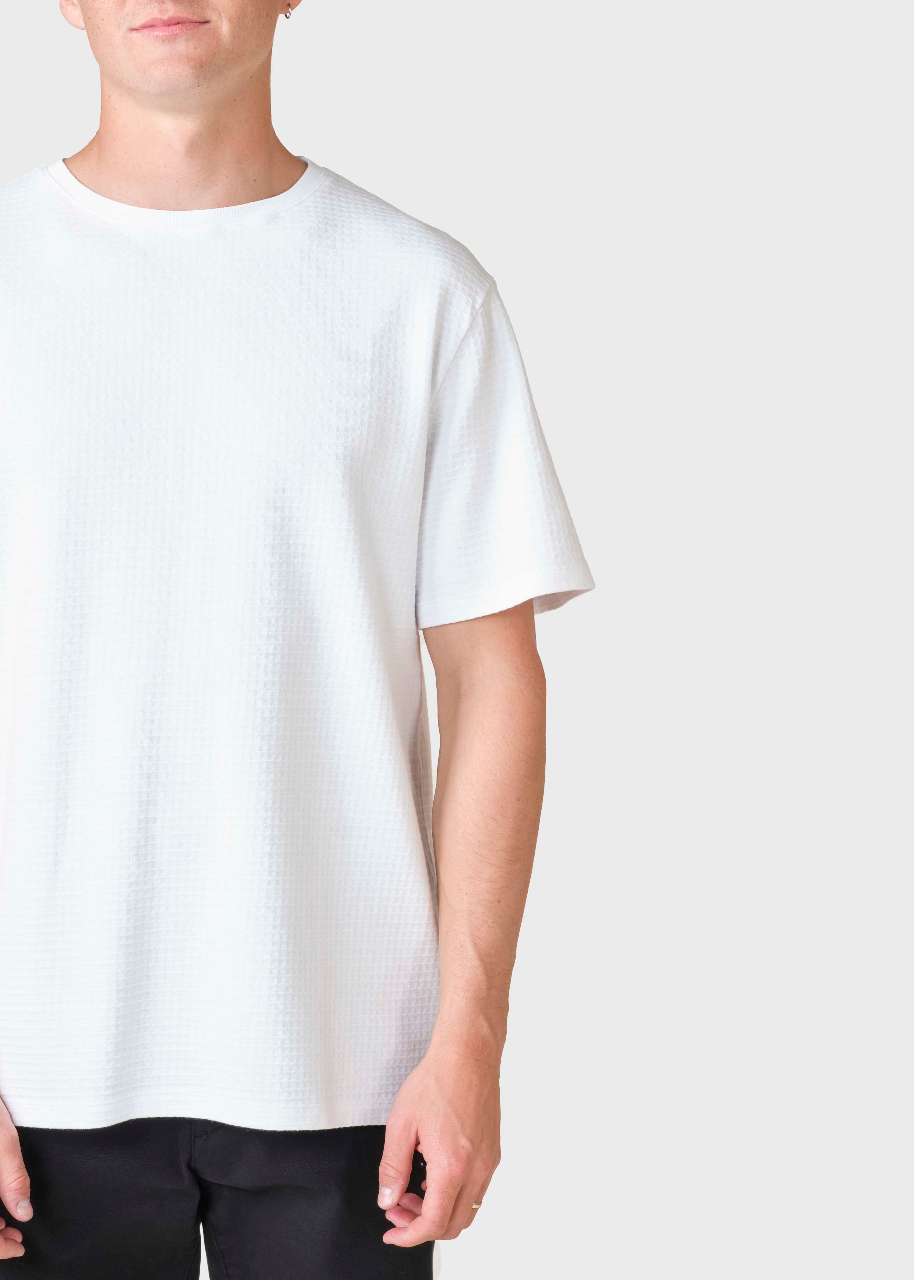 Mens Boxy Structure Tee - White