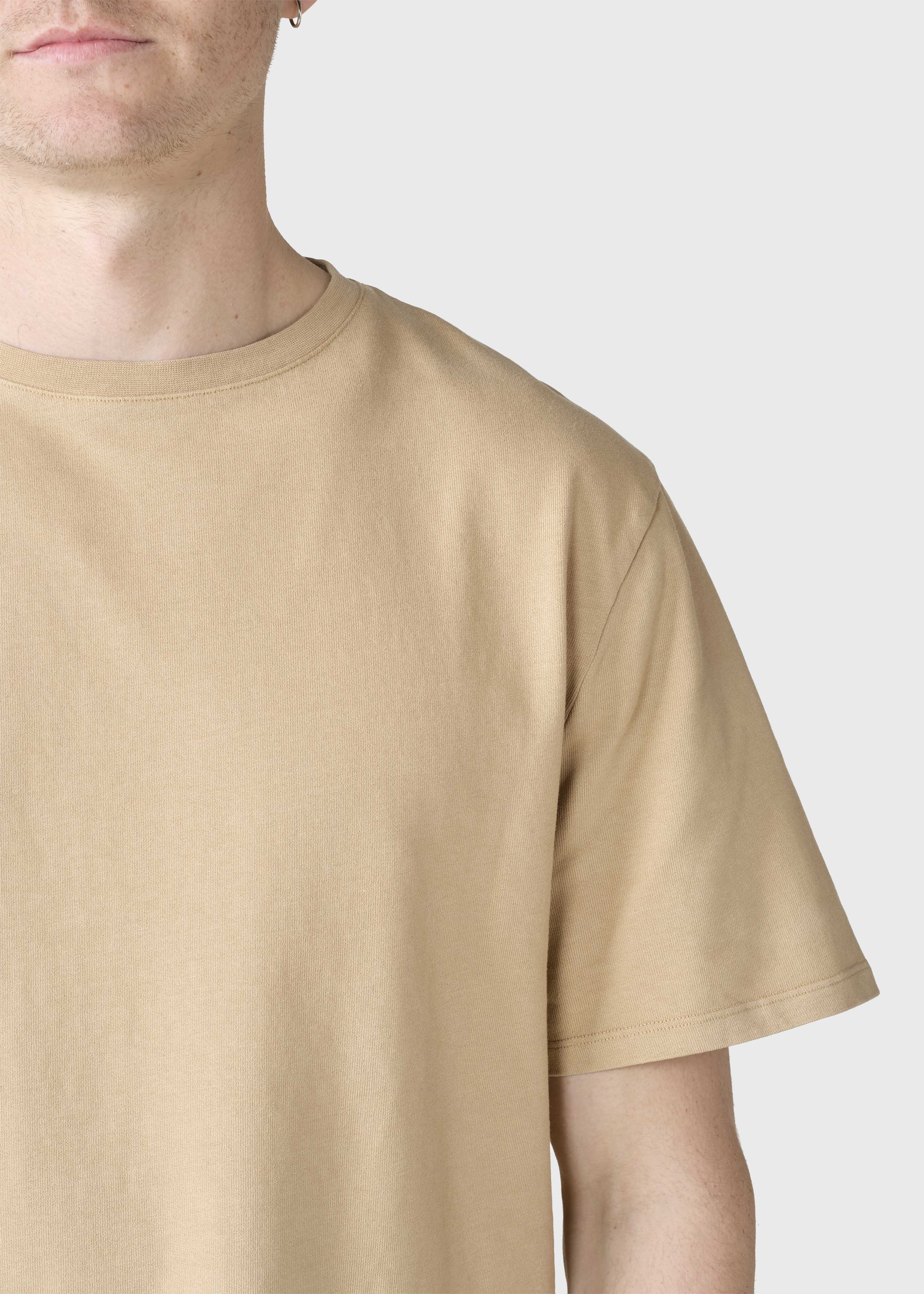 Mens Boxy Tee - Sand