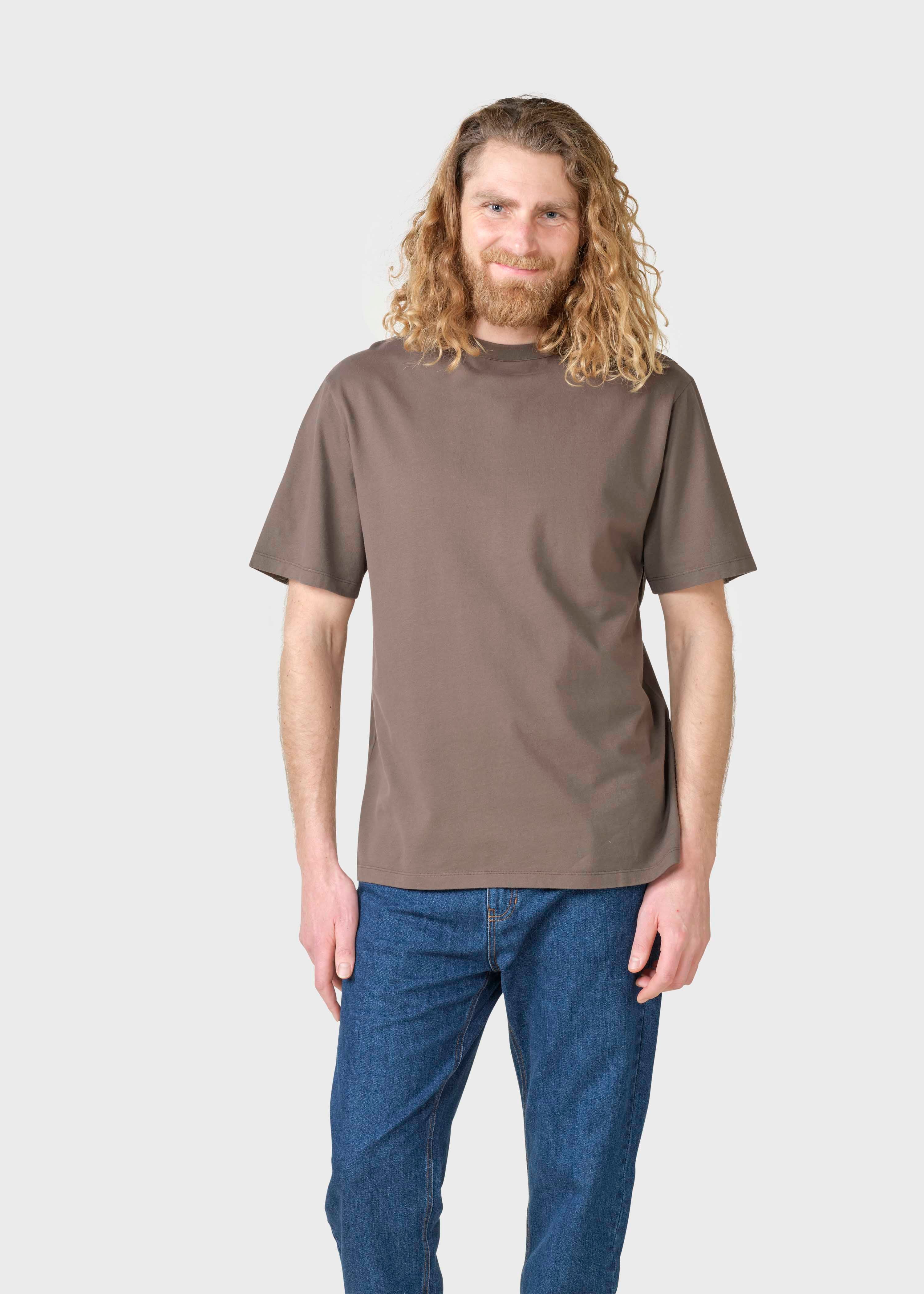 Mens Boxy Tee - Taupe