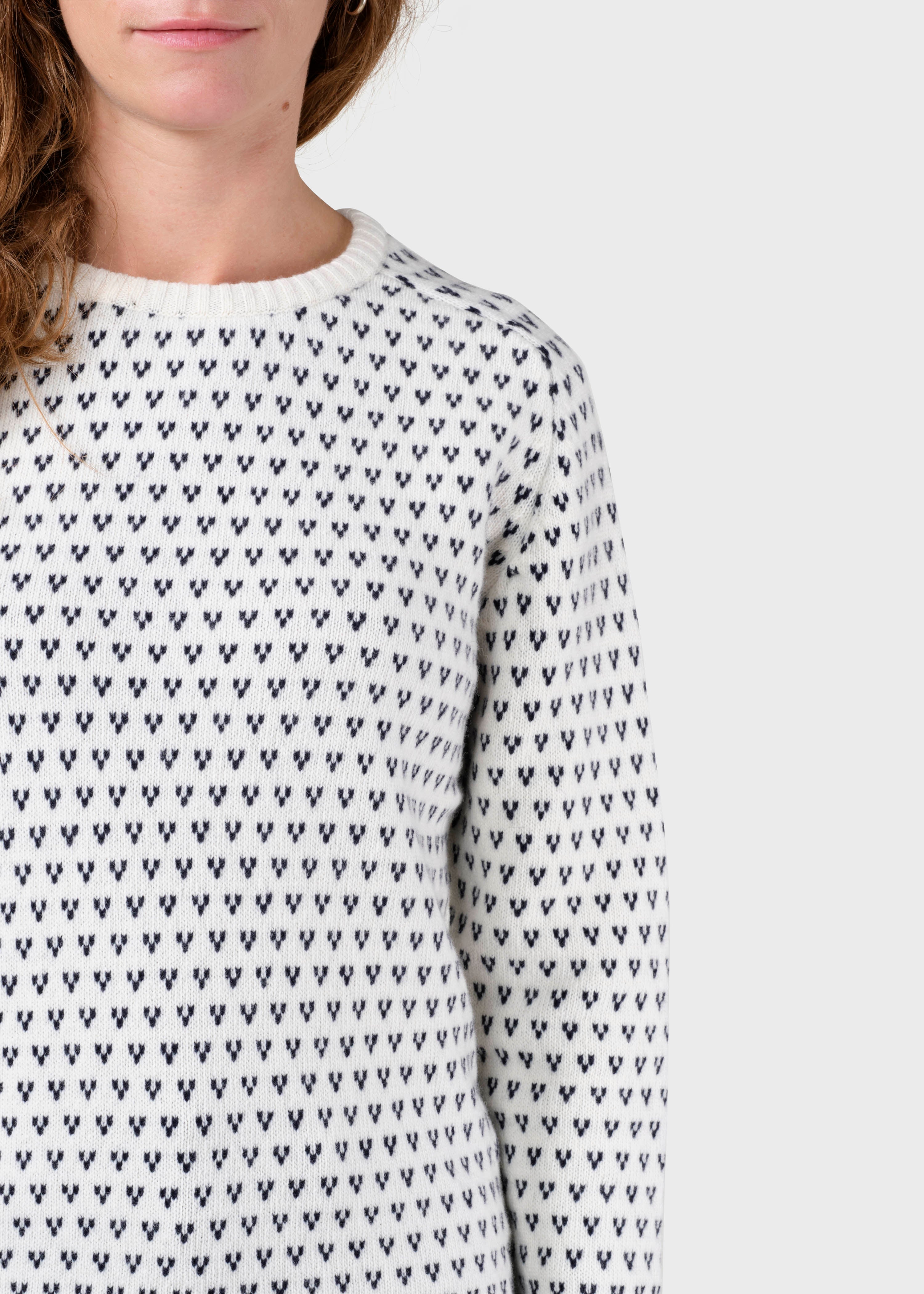 Mika Knit - Cream/navy