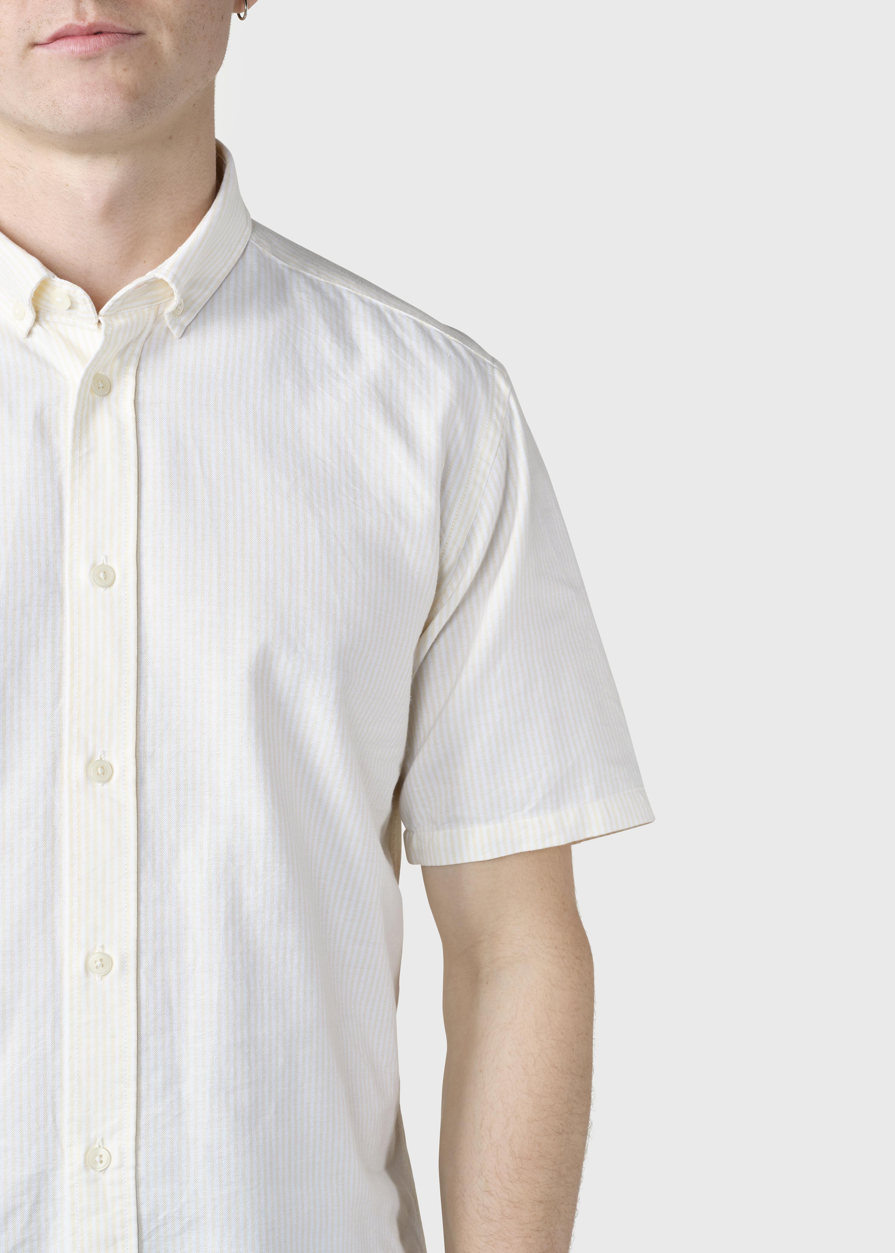 Mikkel Striped Shirt - White/lemon Sorbet