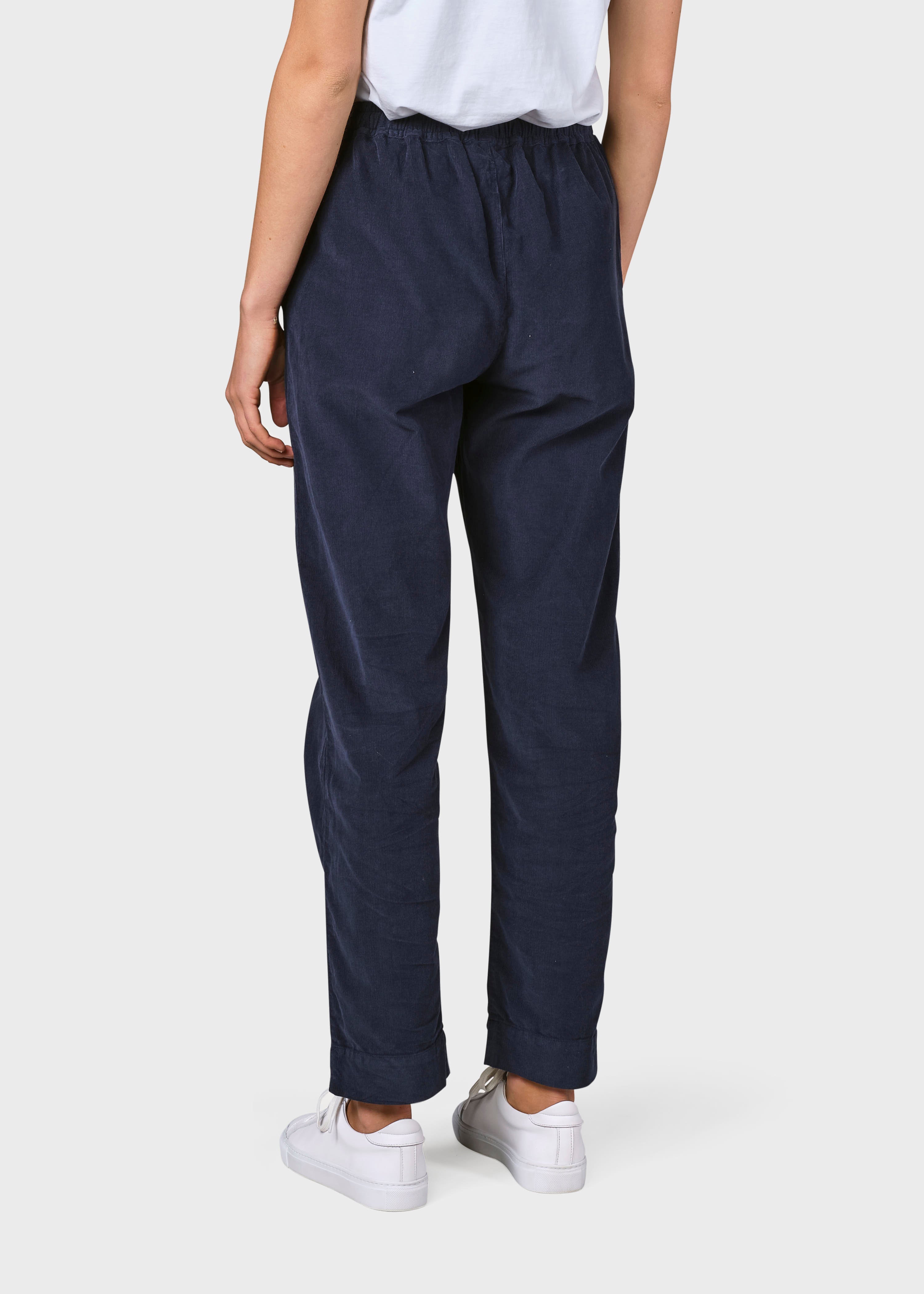 Nicoline Corduroy Pants - Navy