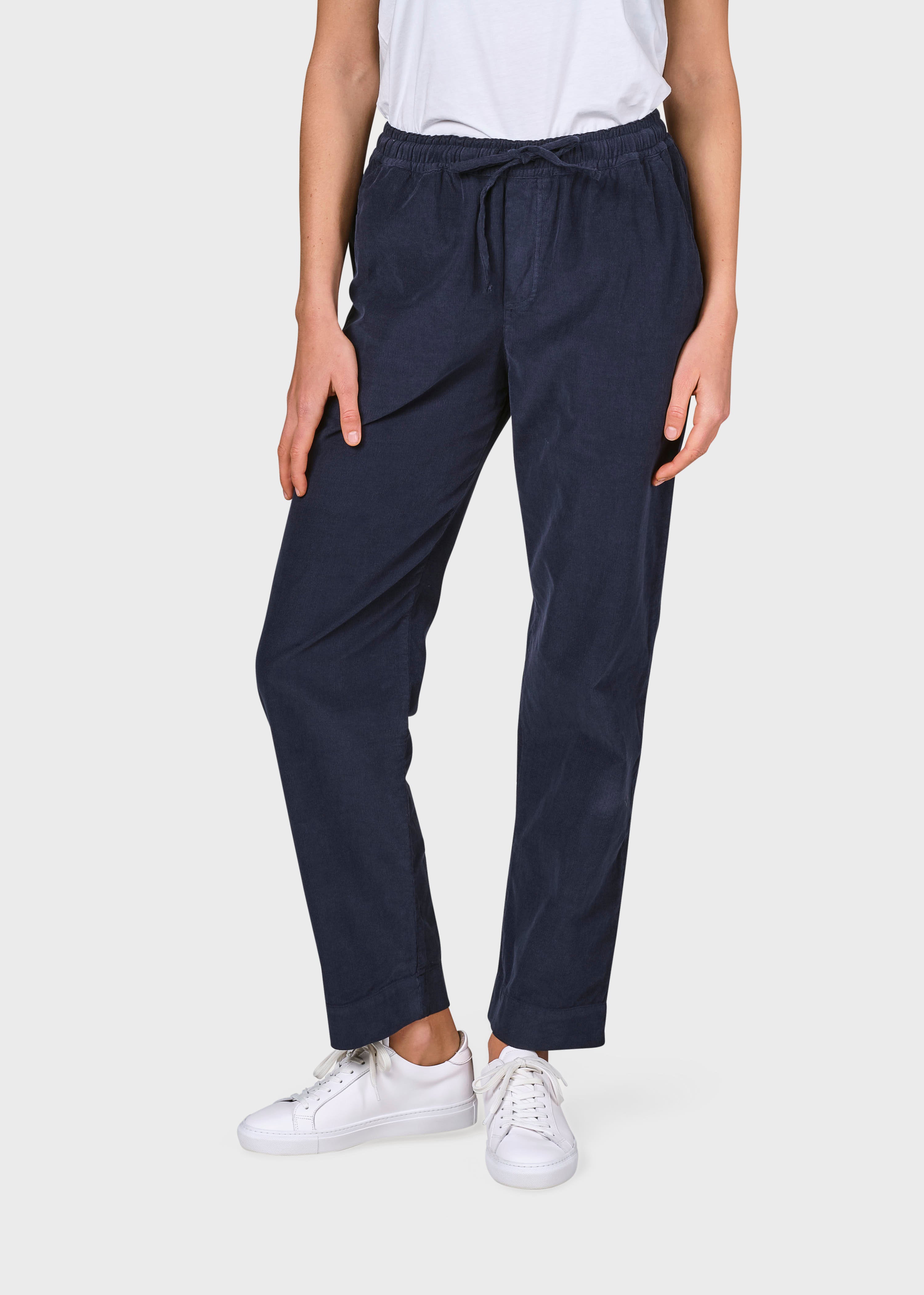 Nicoline Corduroy Pants - Navy
