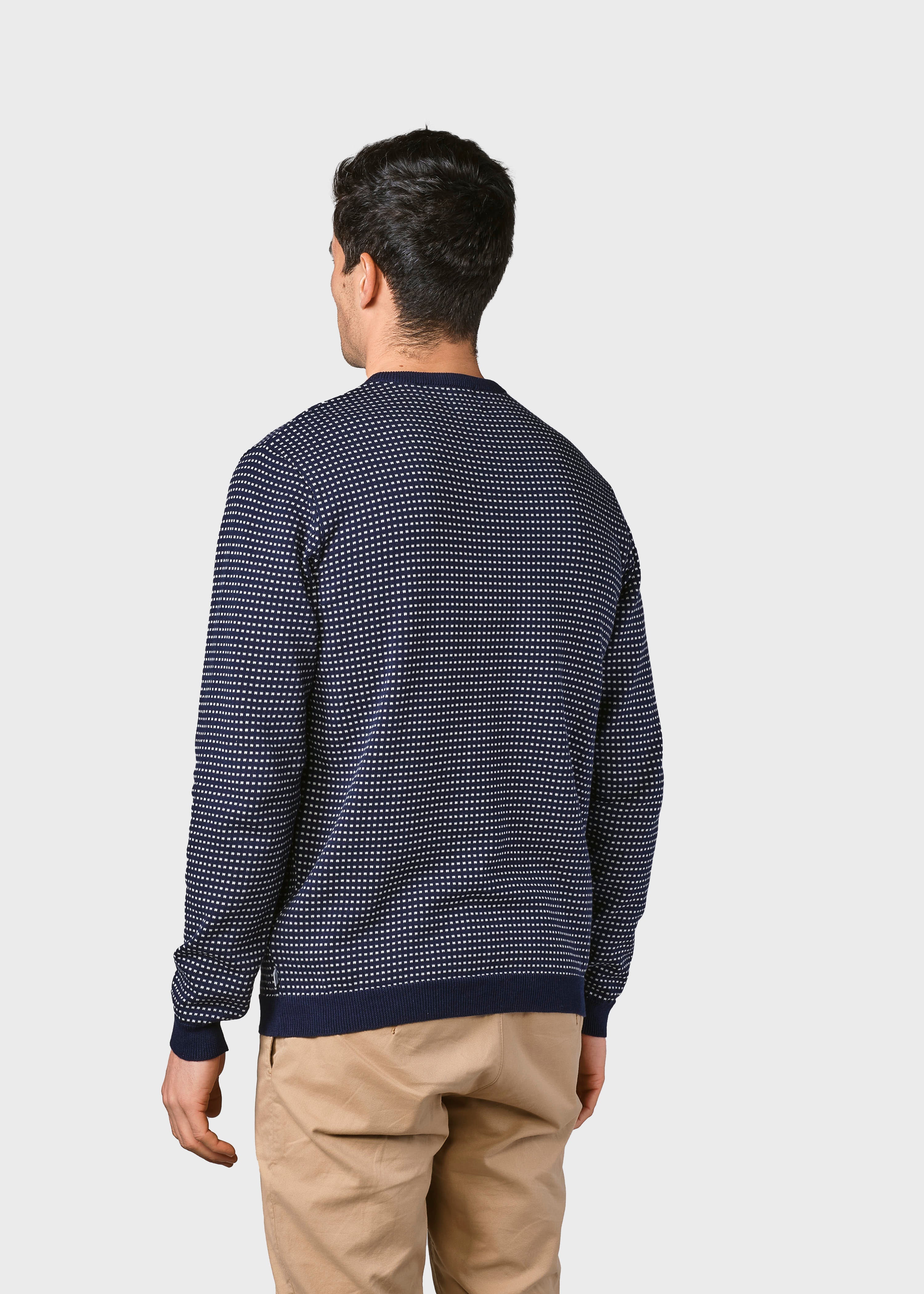 Otto Knit - Navy/cream
