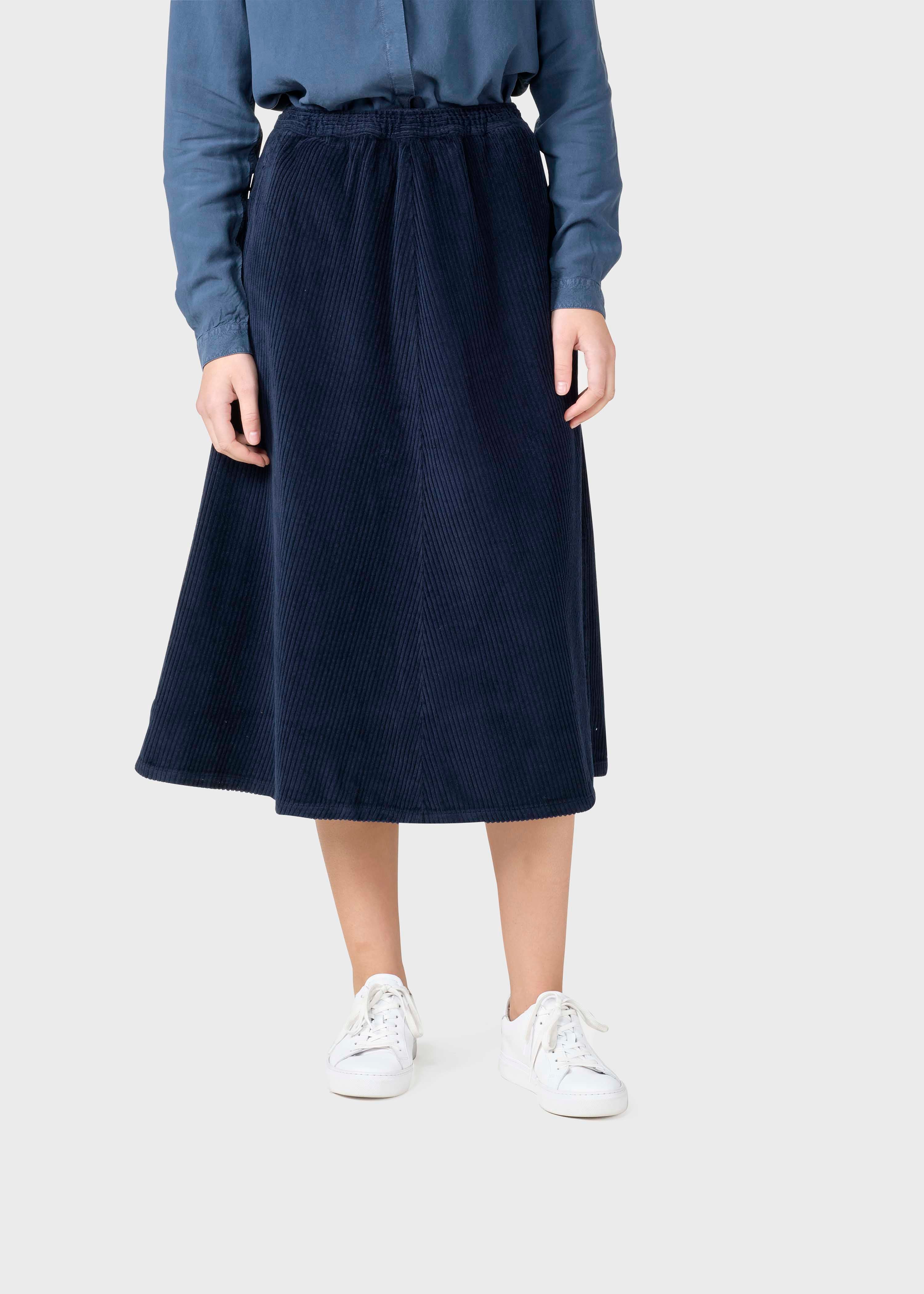 Ramona Cord Skirt - Navy