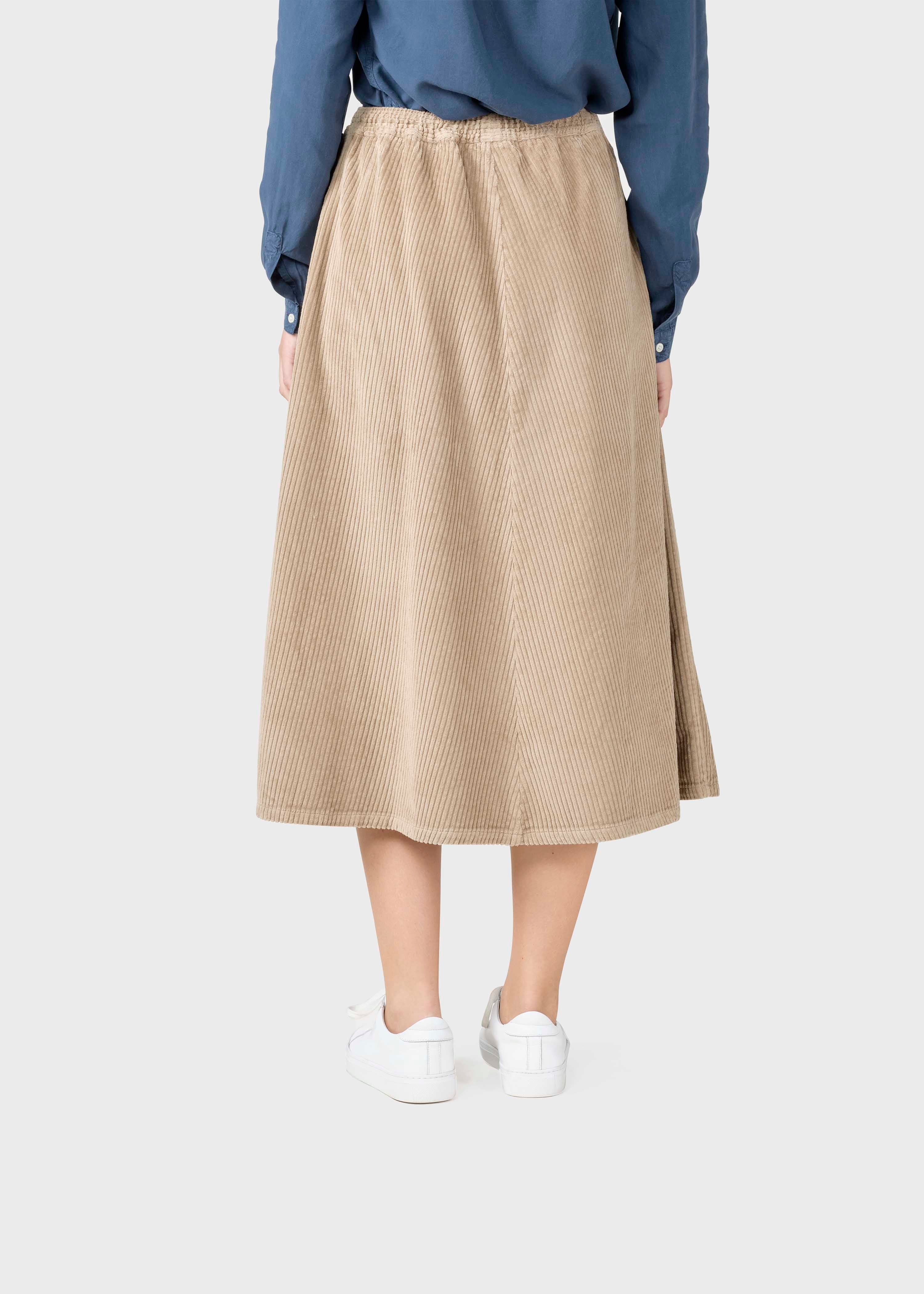 Ramona Cord Skirt - Sand