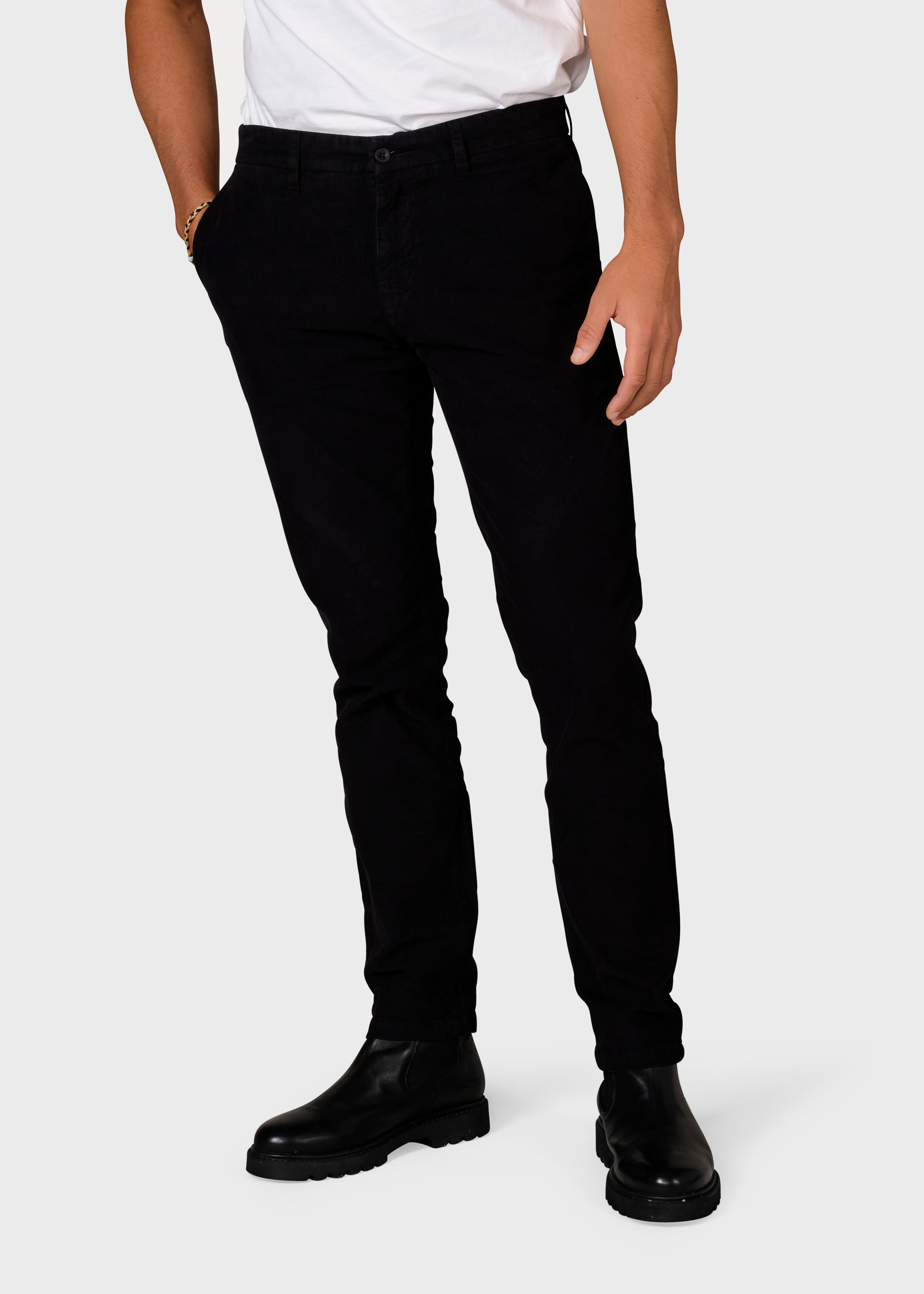 Ras Corduroy Chinos - Black