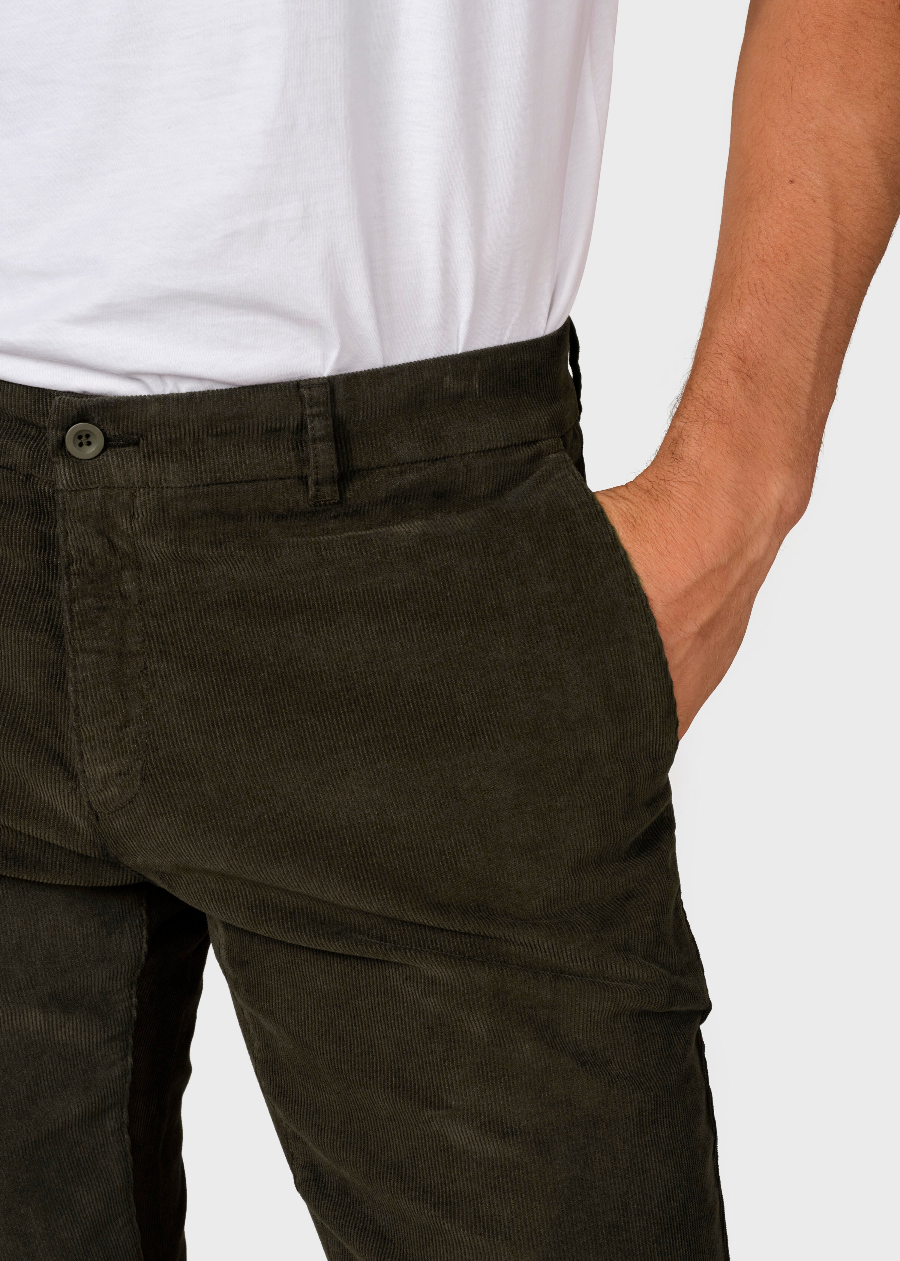 Ras Corduroy Chinos - Olive