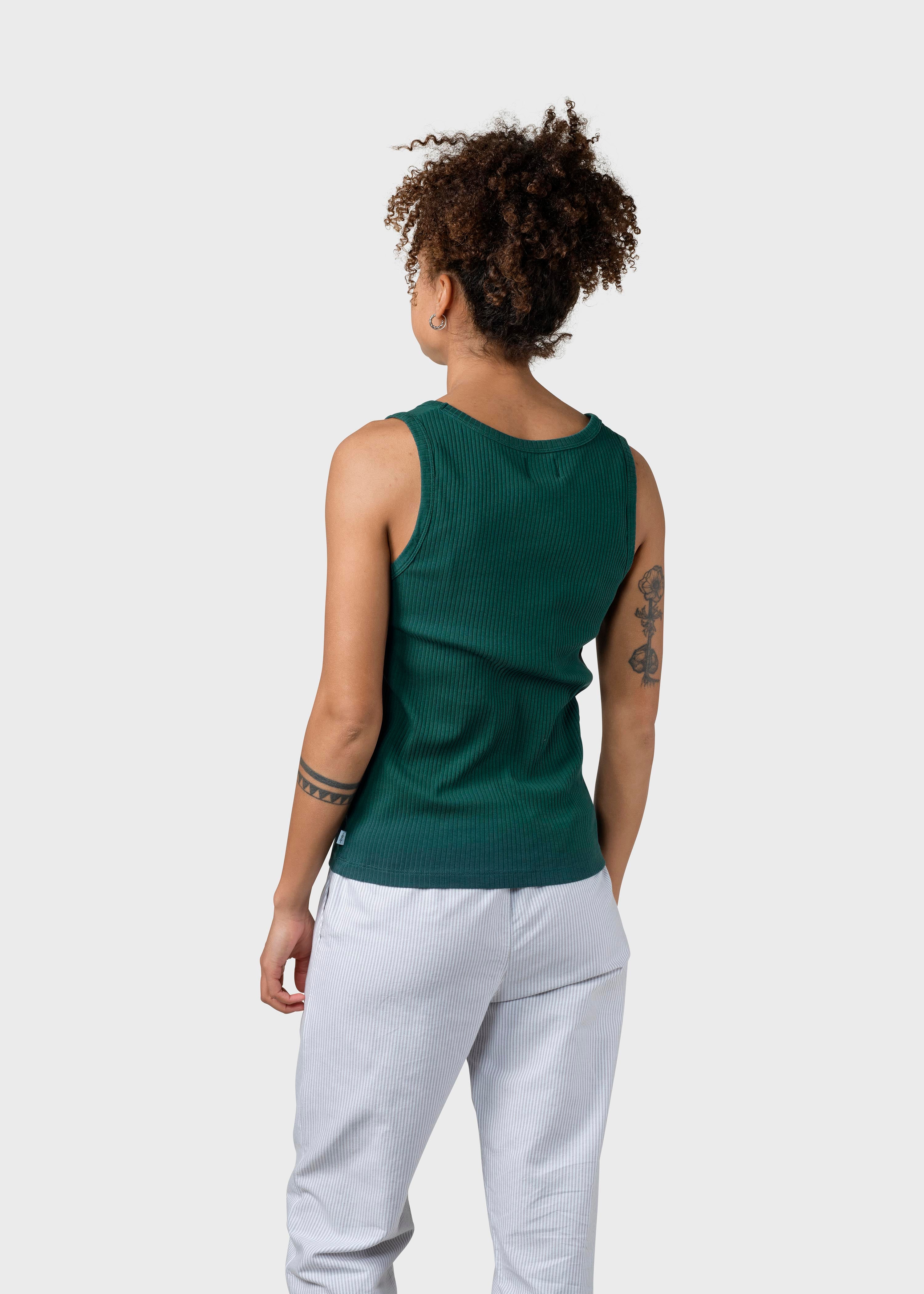 Rib Top - Moss Green