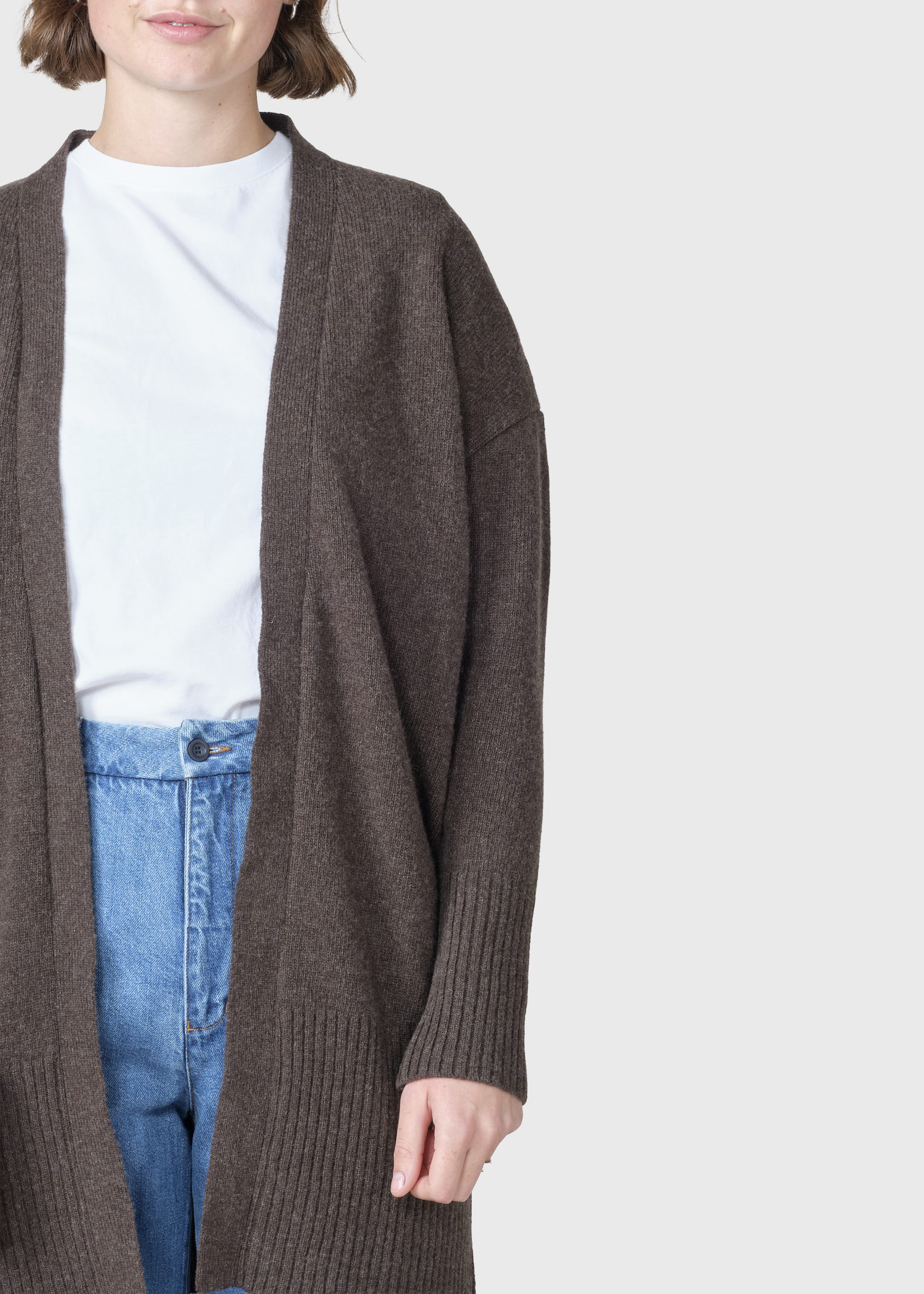 Rosemarie Knit Cardigan - Taupe