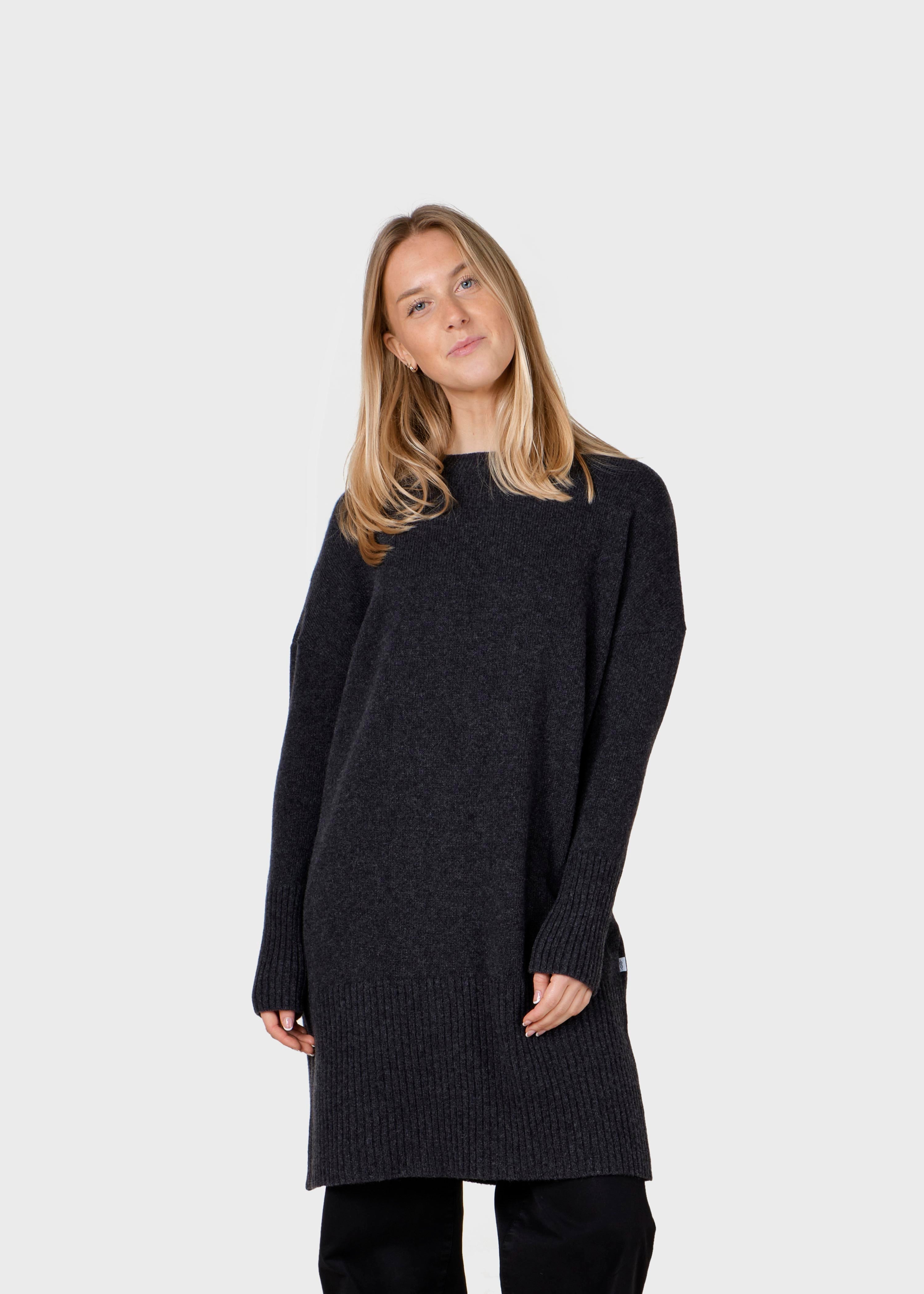 Thea Knit Dress - Anthracite