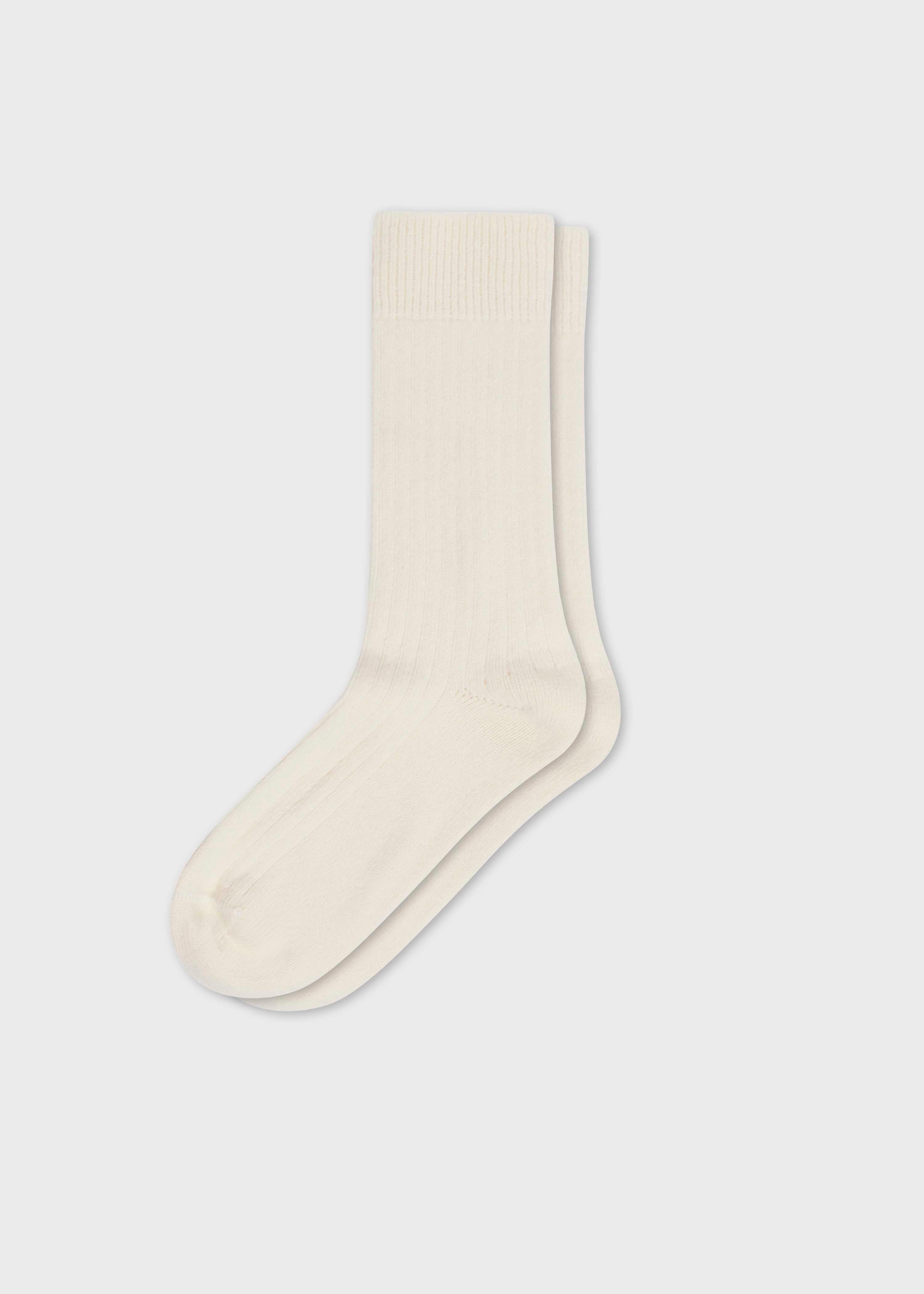 Wool Sock - Cream