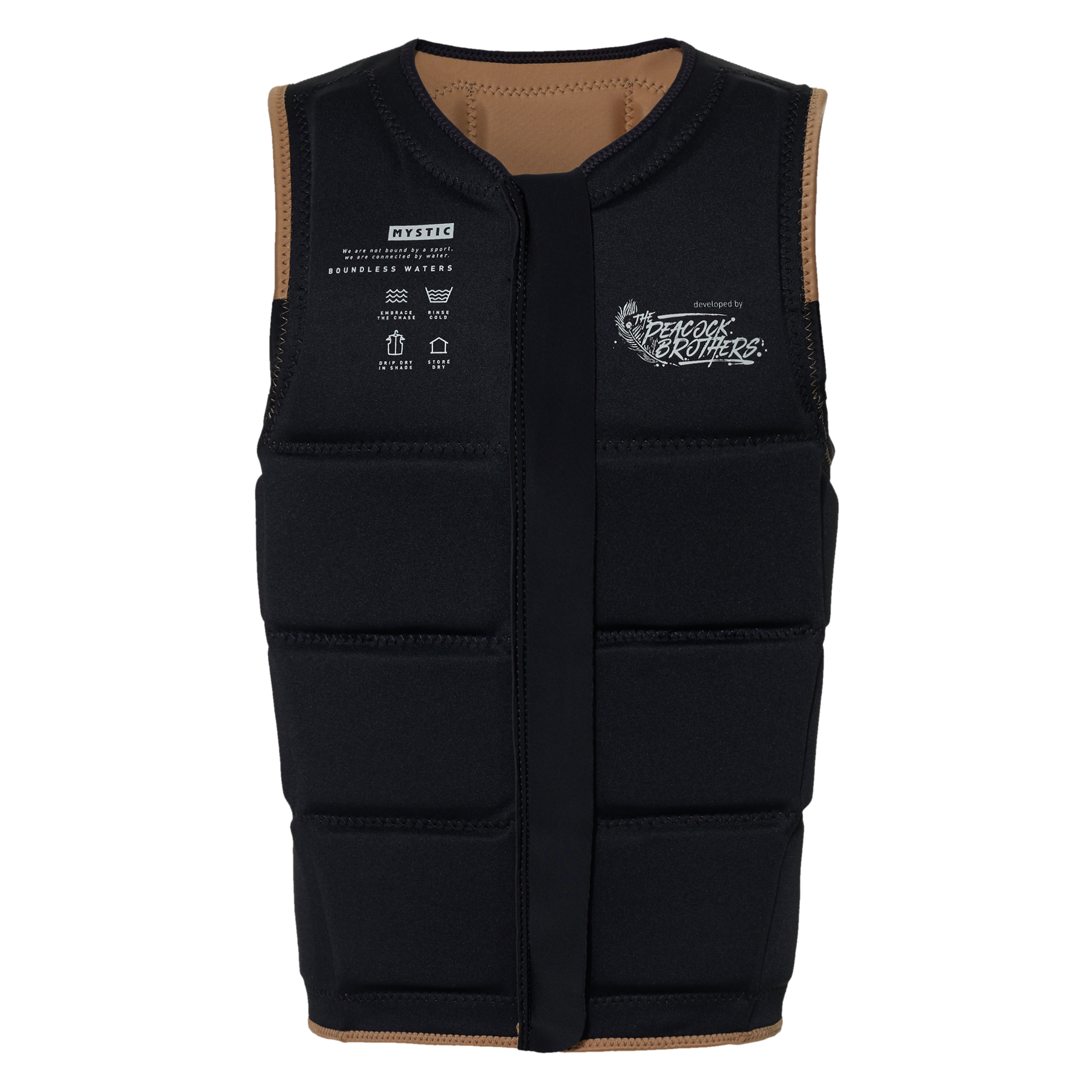 Peacock Impact Vest Fzip Wake 2024 - Slate Brown