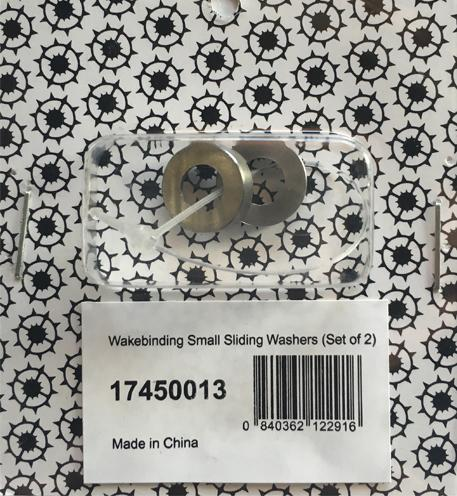 Wakebinding Small Sliding Washers (set Of 2)