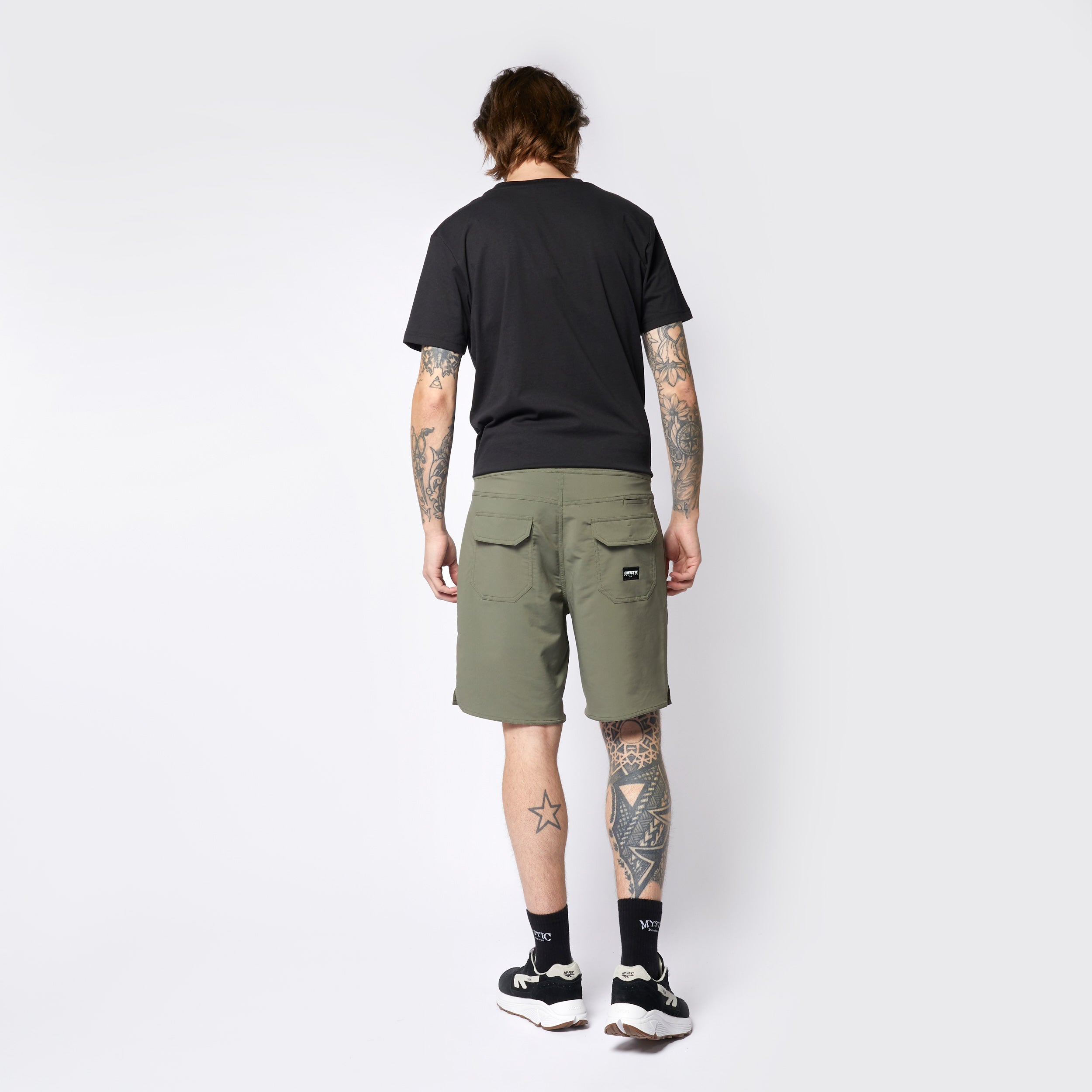 Mystic - Trail Hybrid Boardshort - Moss