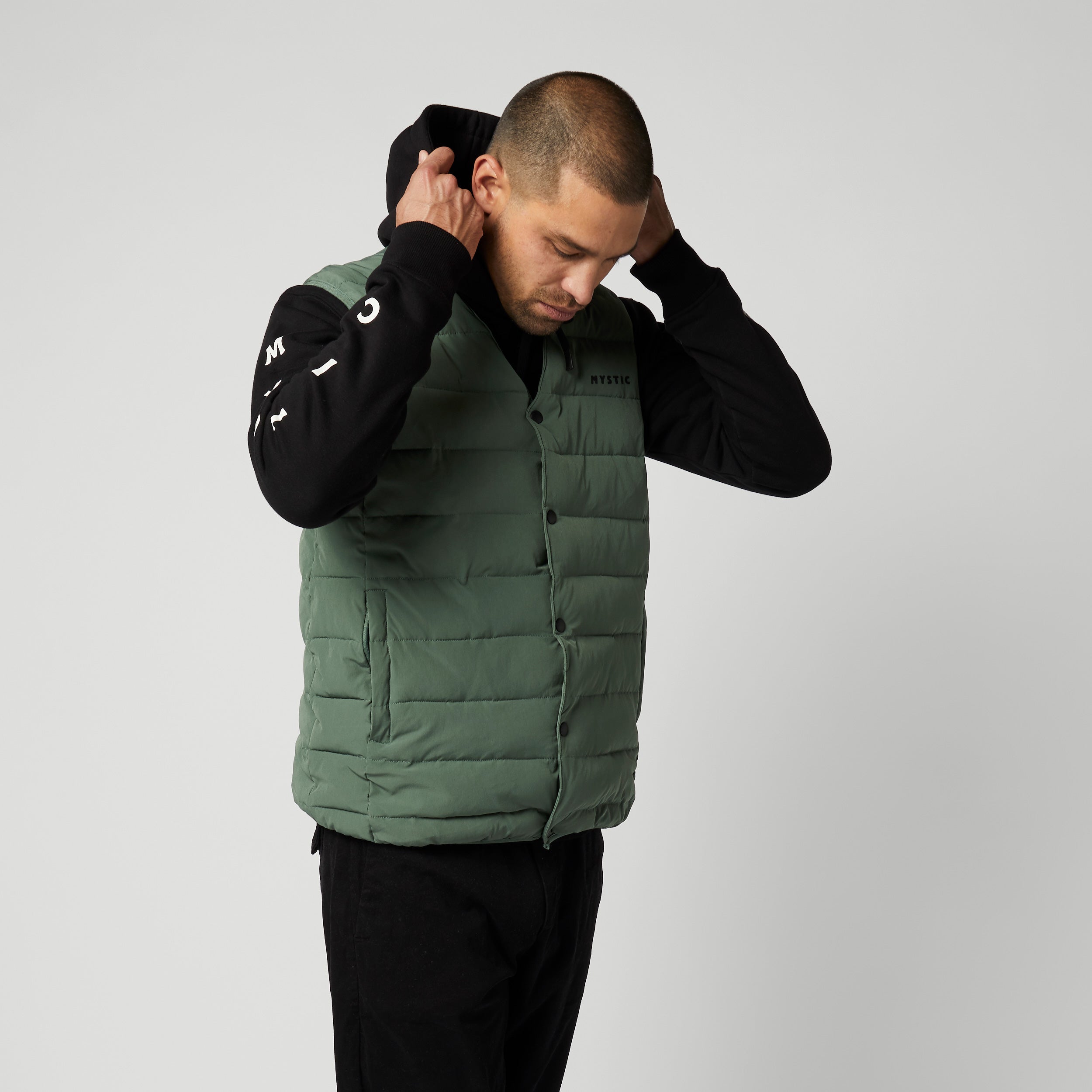 Quilted Bodywarmer - Brave Green