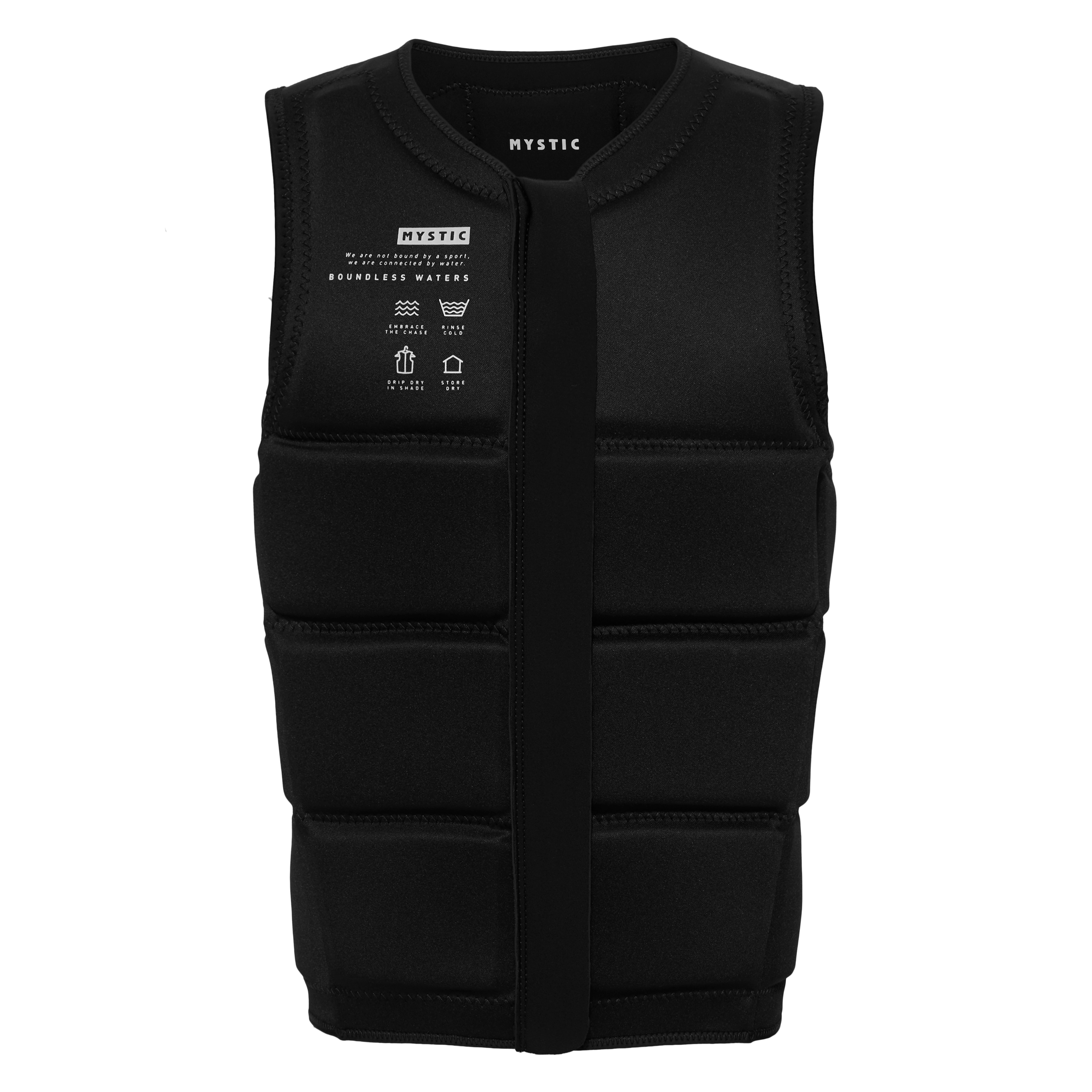 Star Impact Vest Fzip Wake - Black