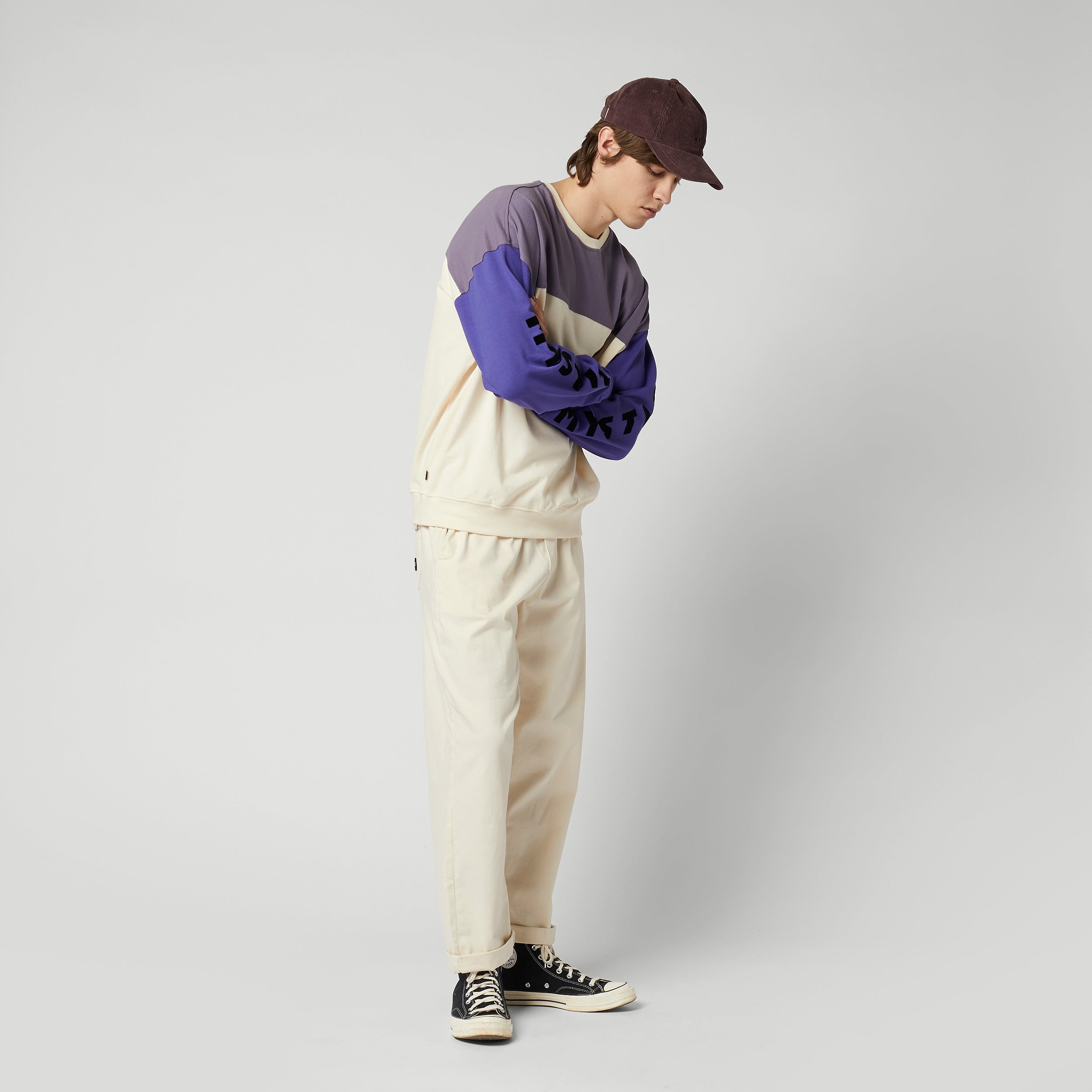 Mystic - Docked Crew Sweat - Purple