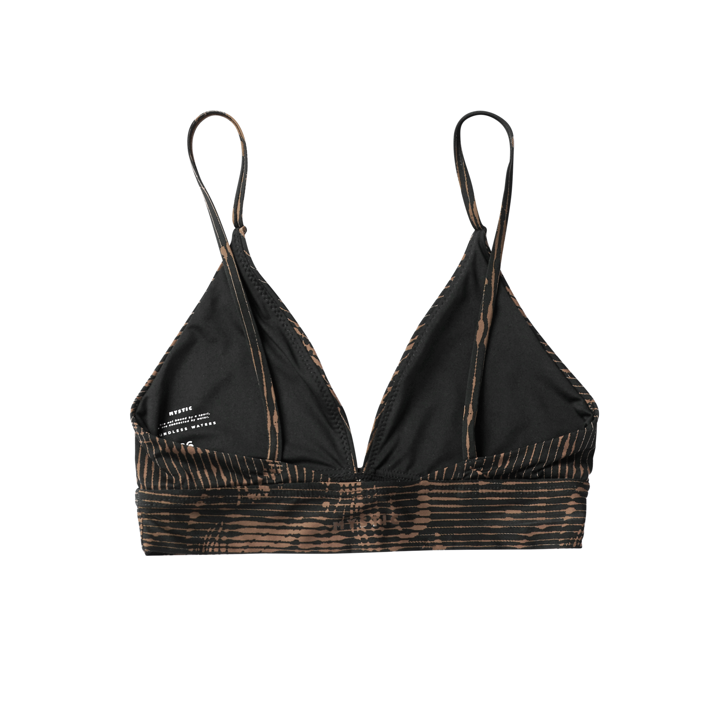 Mystic - Daze Baselayer Bikini Top - Slate Brown