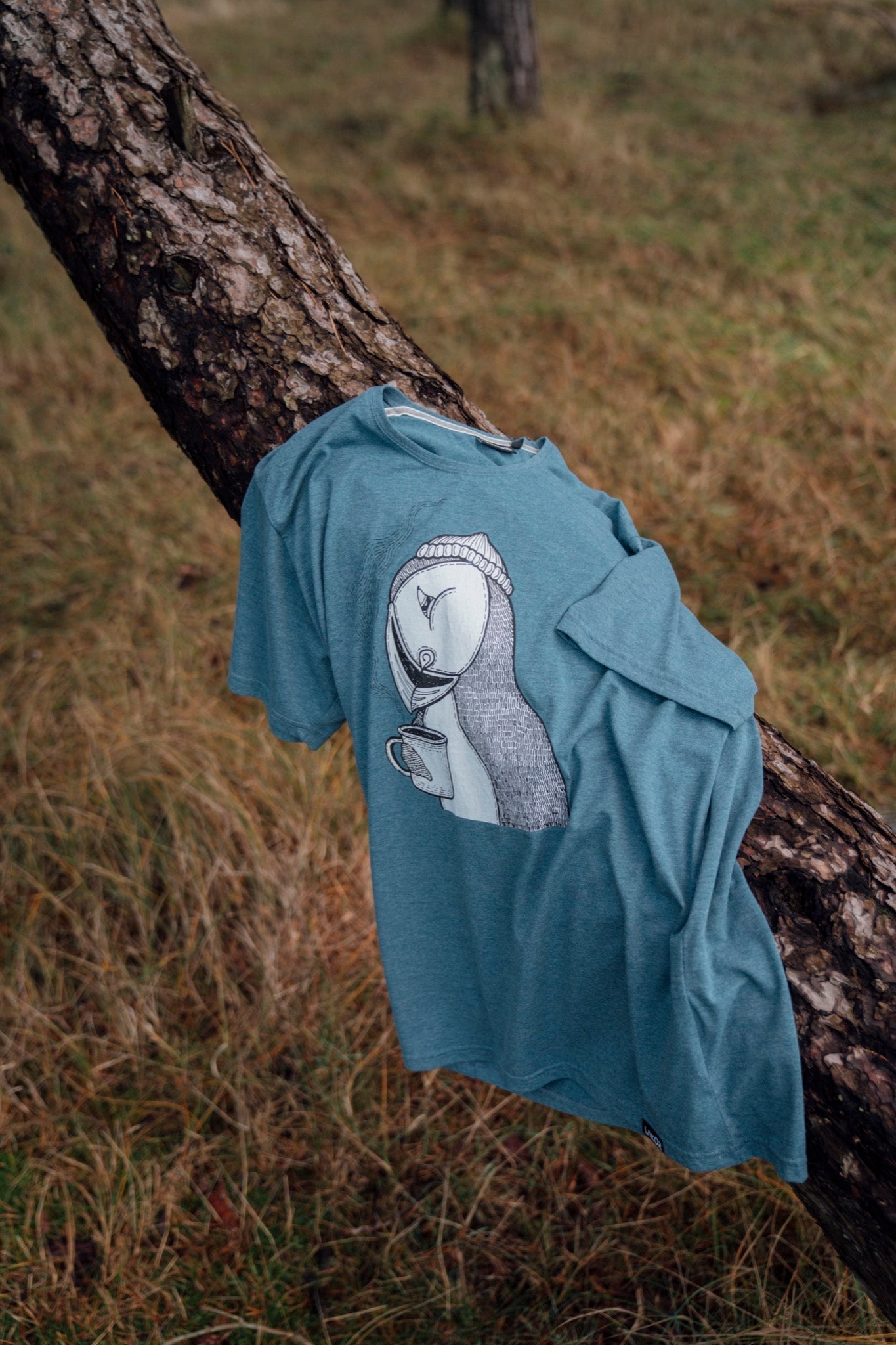 Early Bird T-shirt (mediumblå) 
