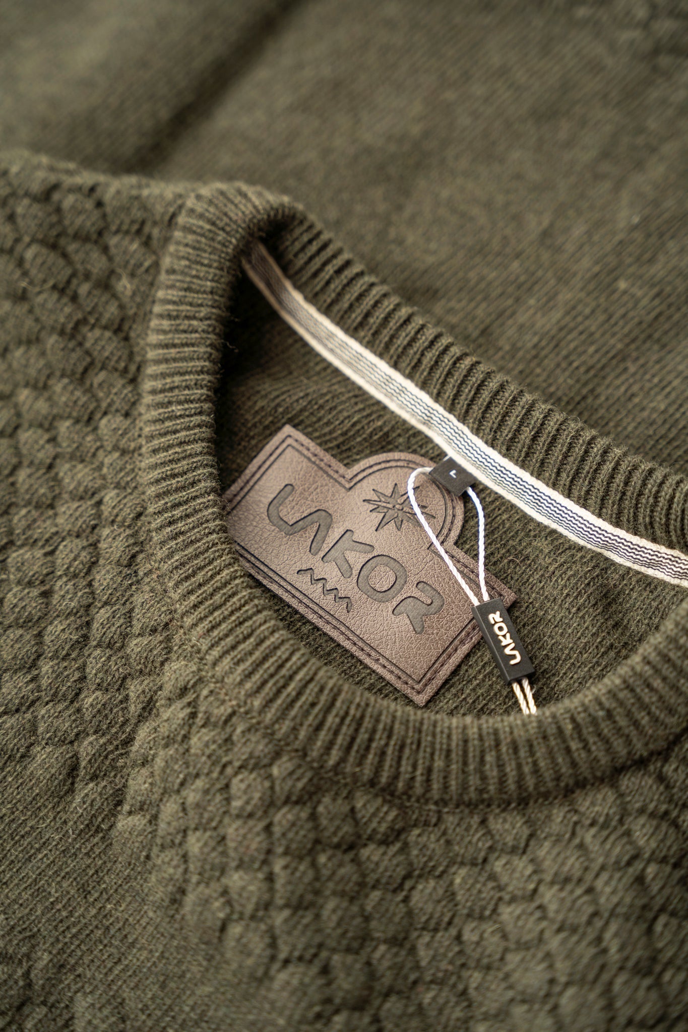 Torskstickad (grön) 