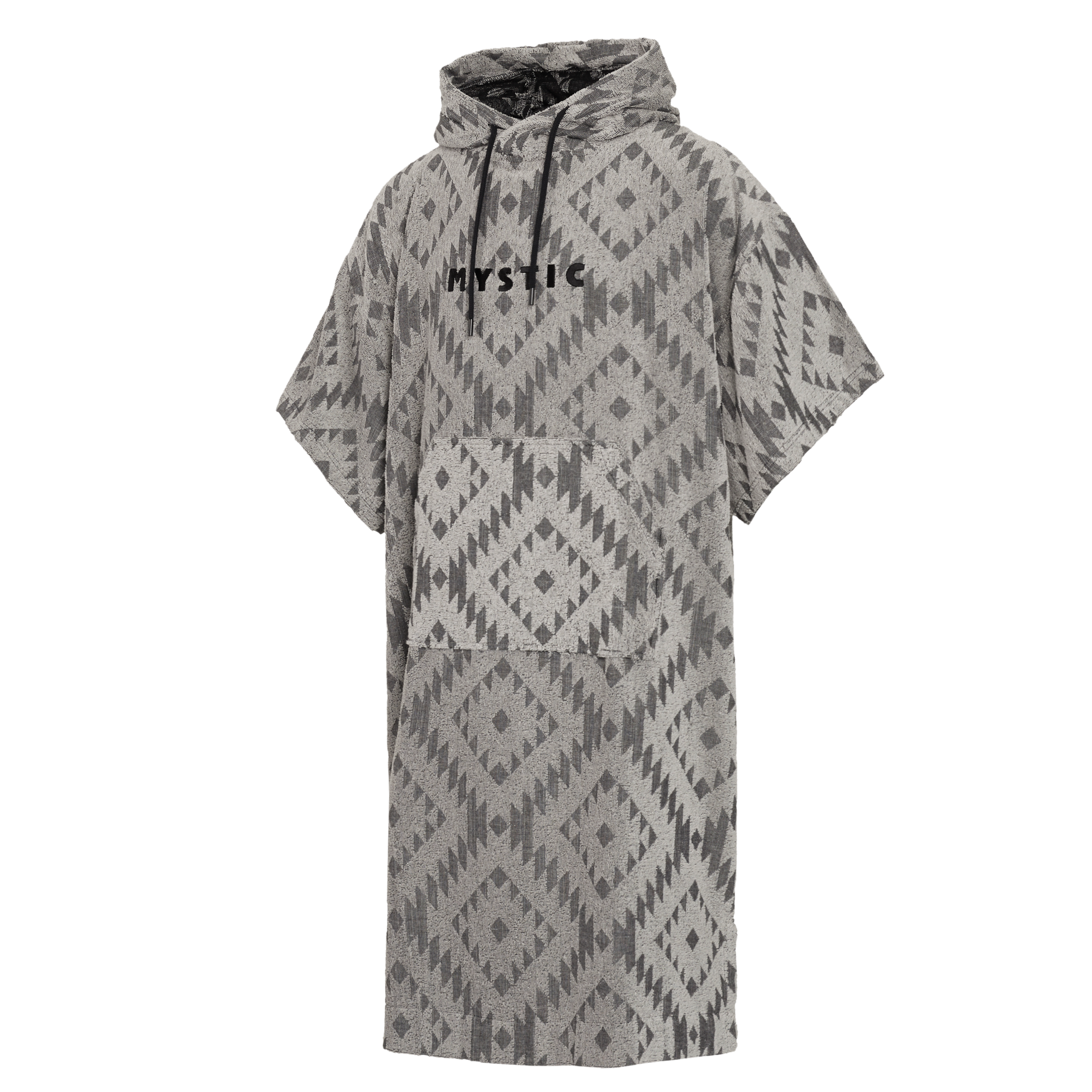 Poncho Jacquard - Black/White