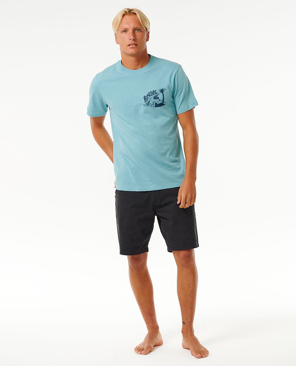 Fortsätt åka med kortärmad t-shirt