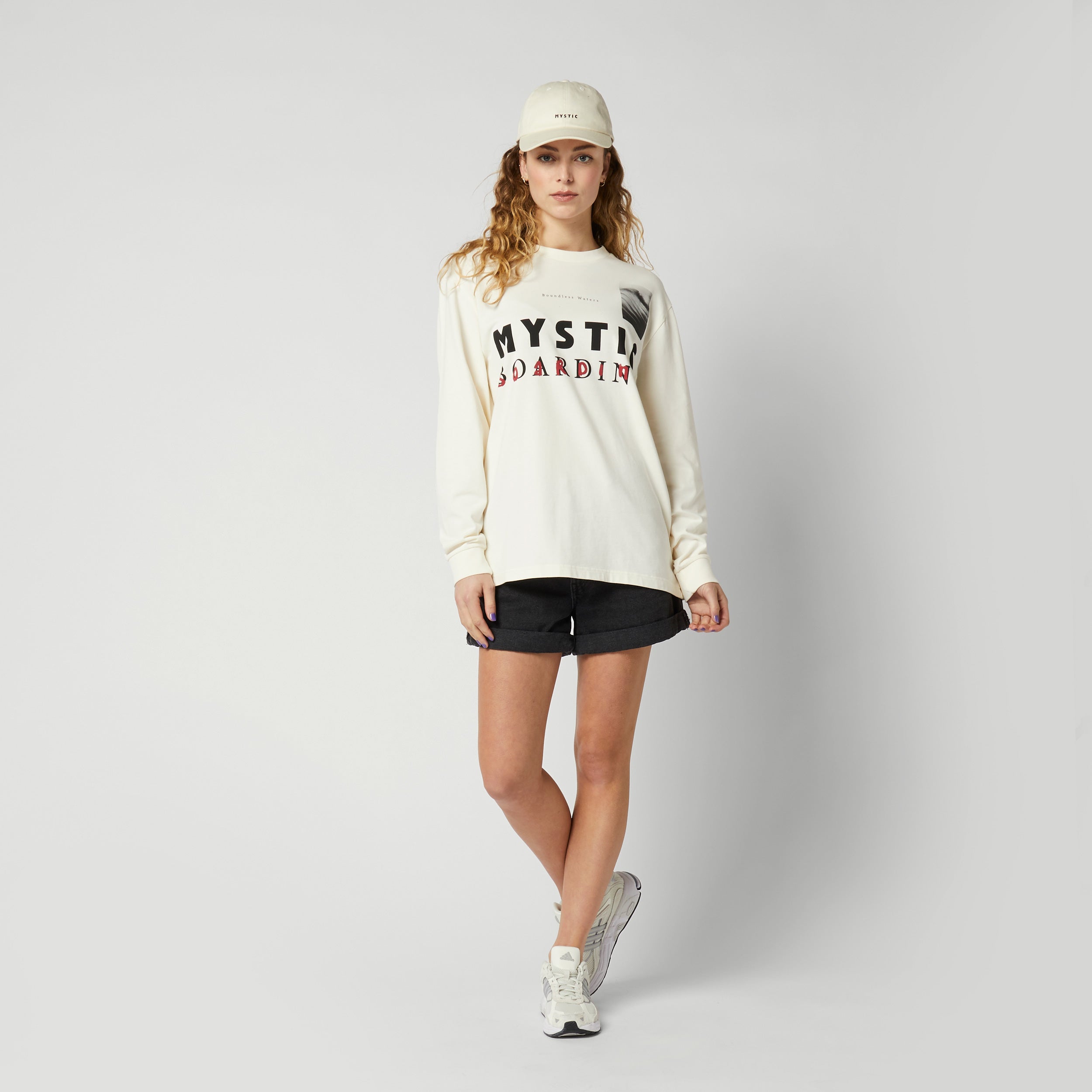 Mystic - Trace Crew Tee Women - Off White