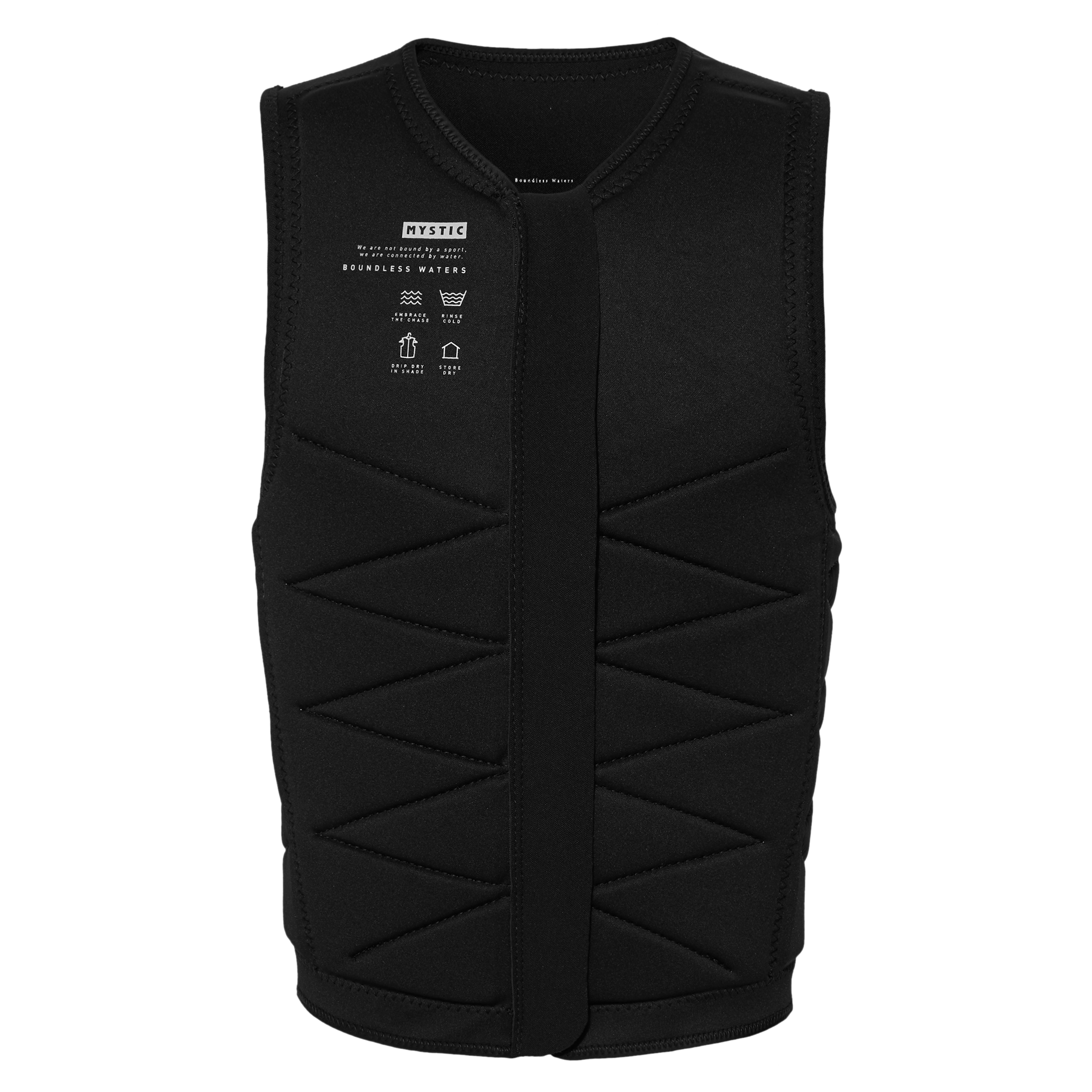 Outlaw Impact Vest Fzip Wake 2024 - Black