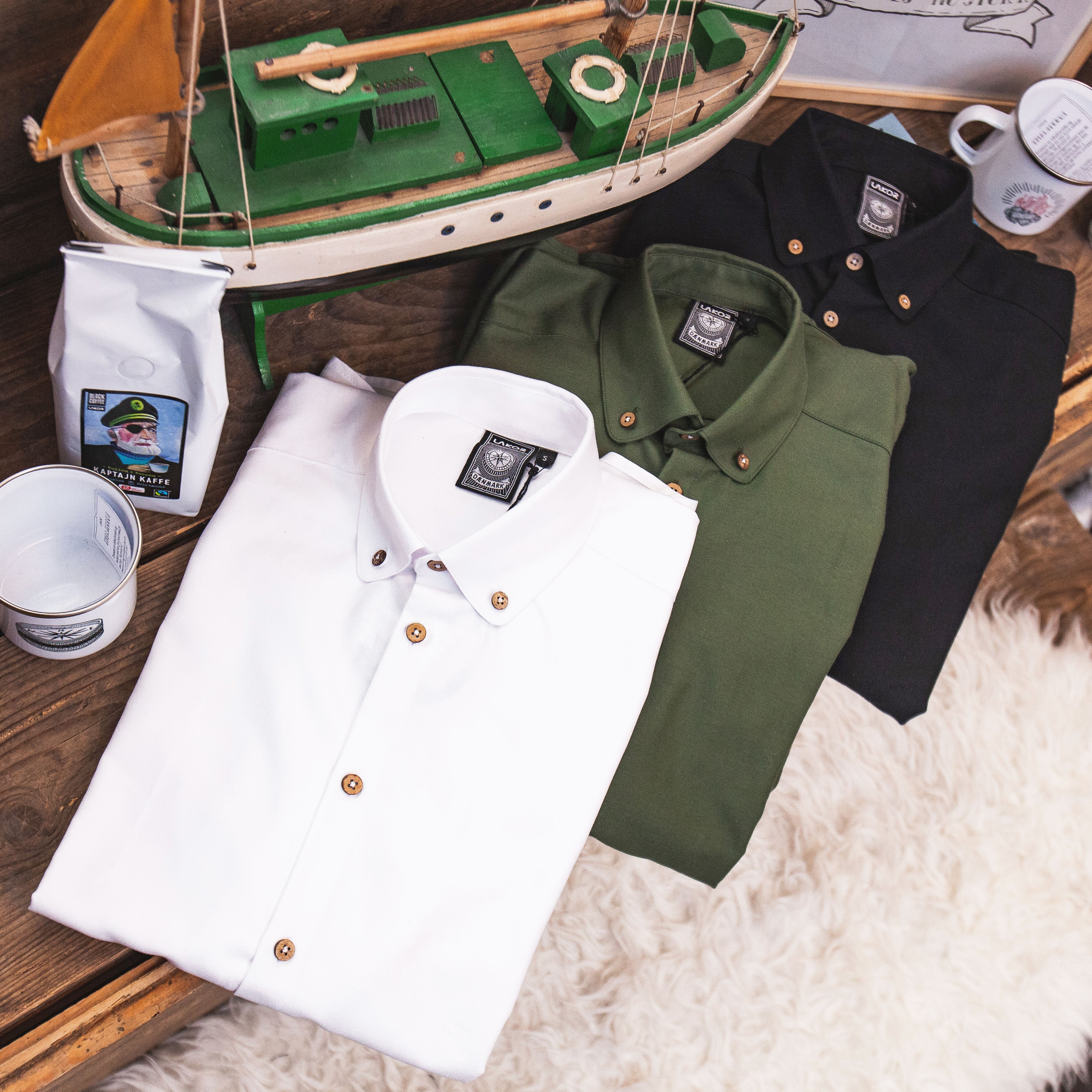 Oxford skjorta (svart) 