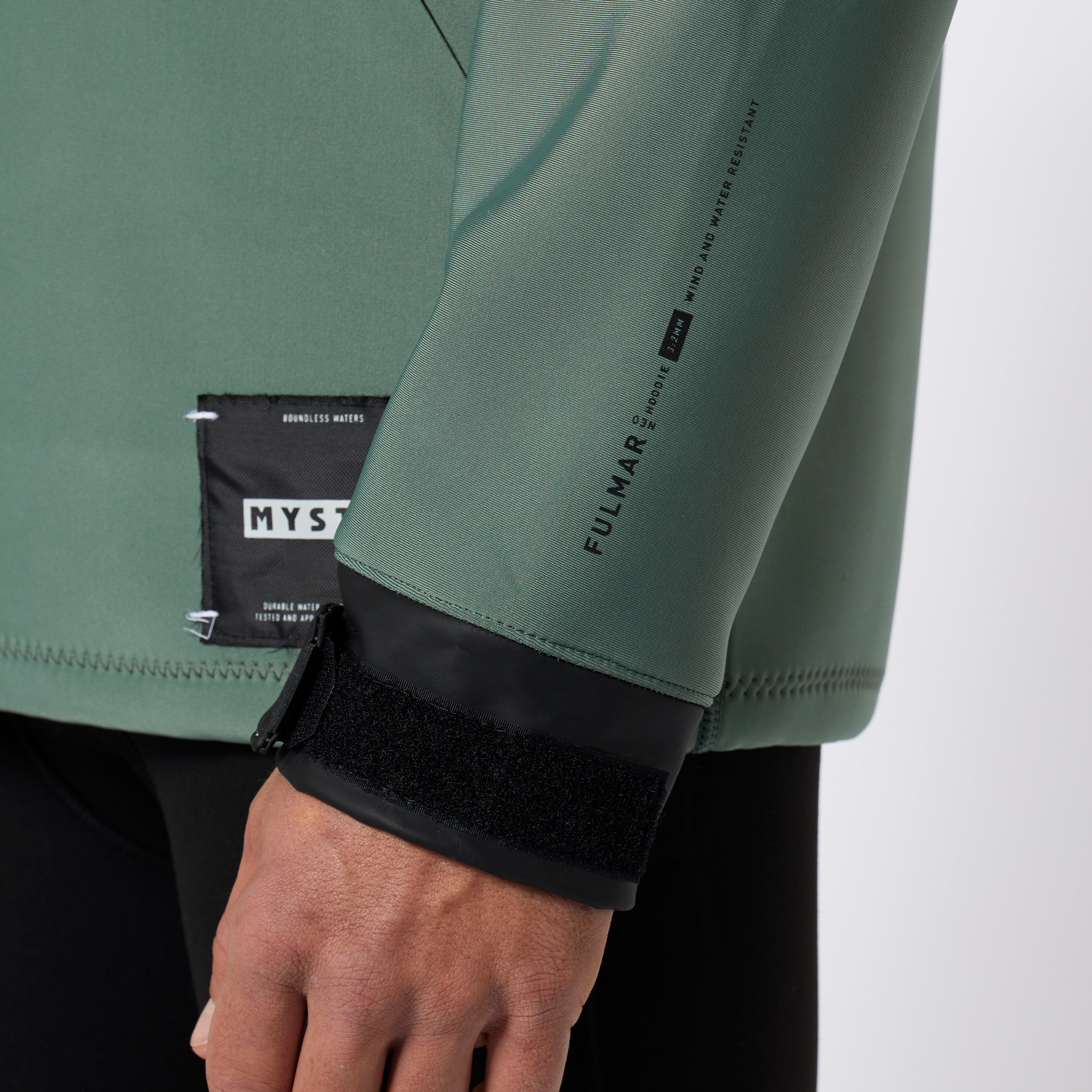 Fulmar Neoprene Hoodie 3/2mm - Dark Olive