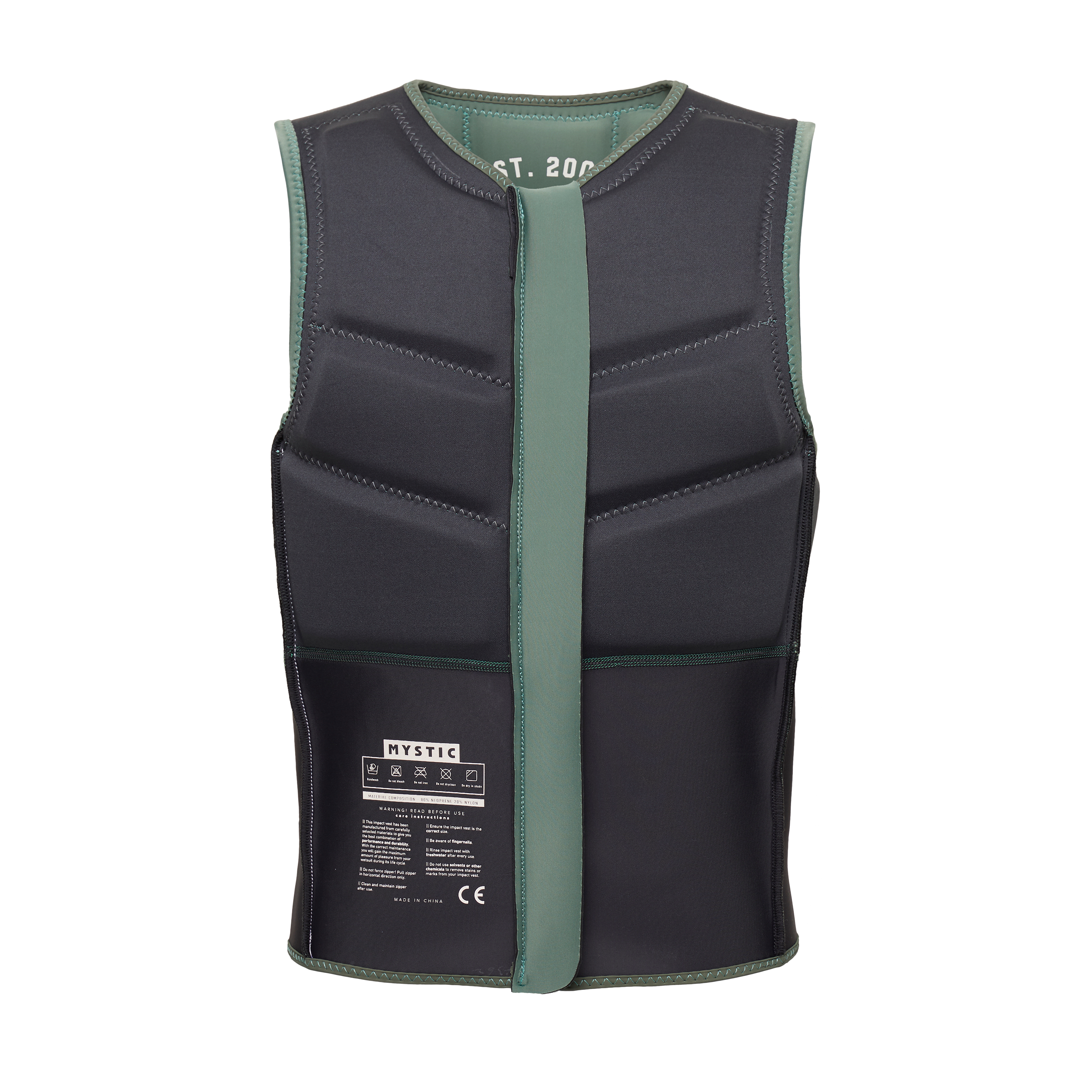 Star Impact Vest Fzip - Mörk Oliv