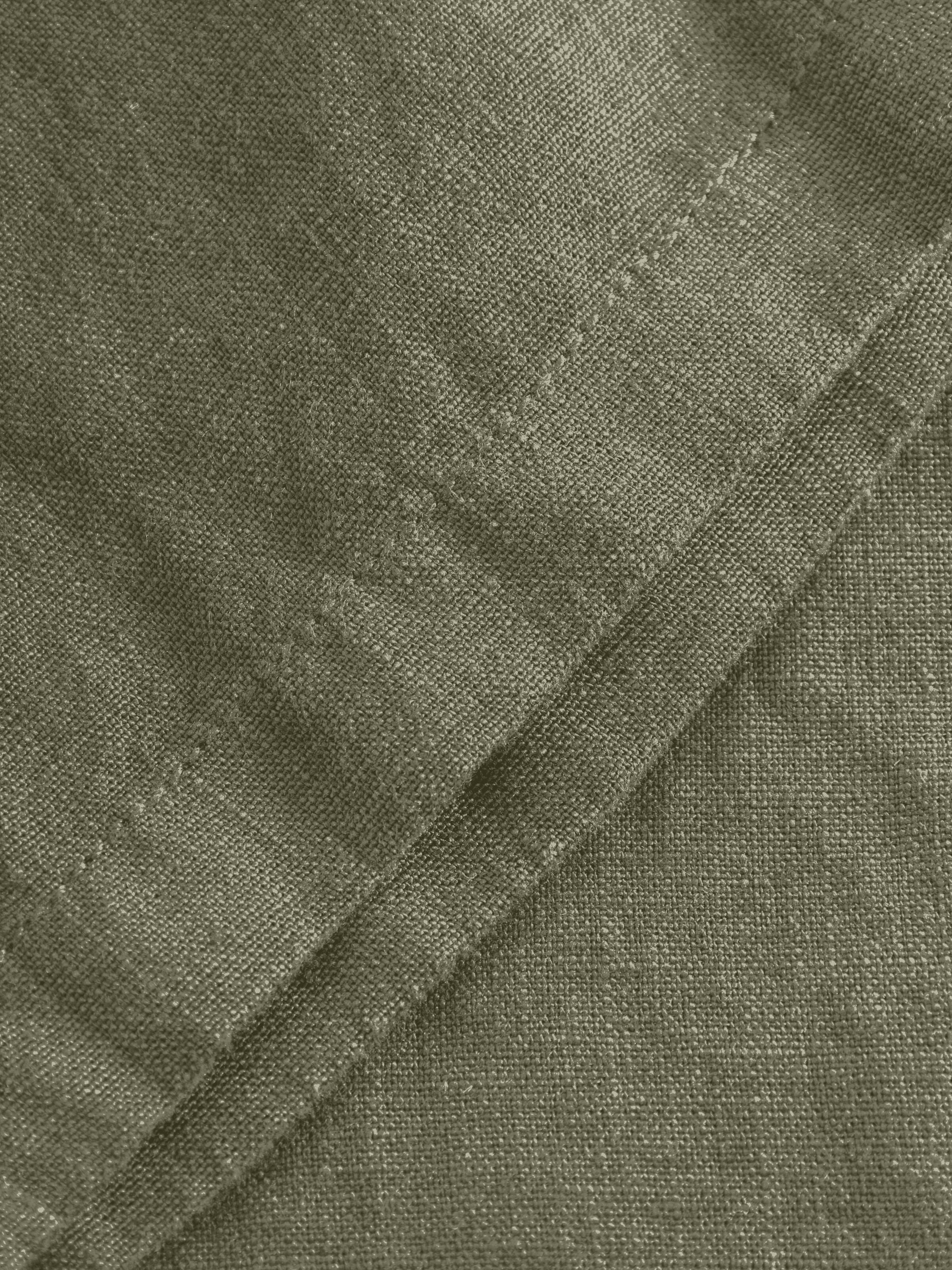 KnowledgeCotton Apparel - Lösa linneshorts - GOTS/Vegan - Burnt Olive