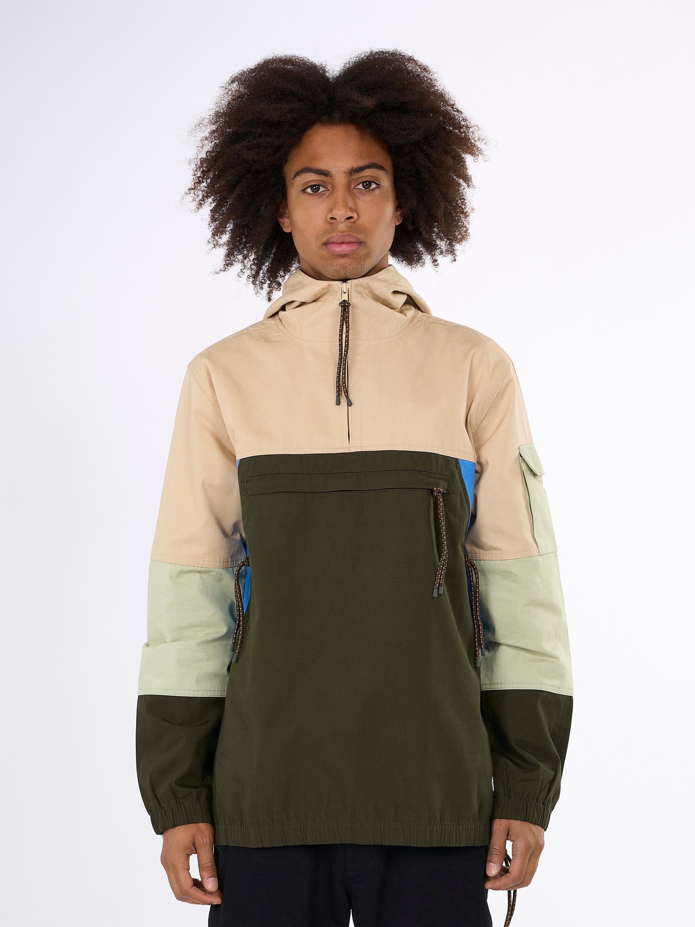 KnowledgeCotton Apparel - Rib stop anorak - GOTS/Vegan