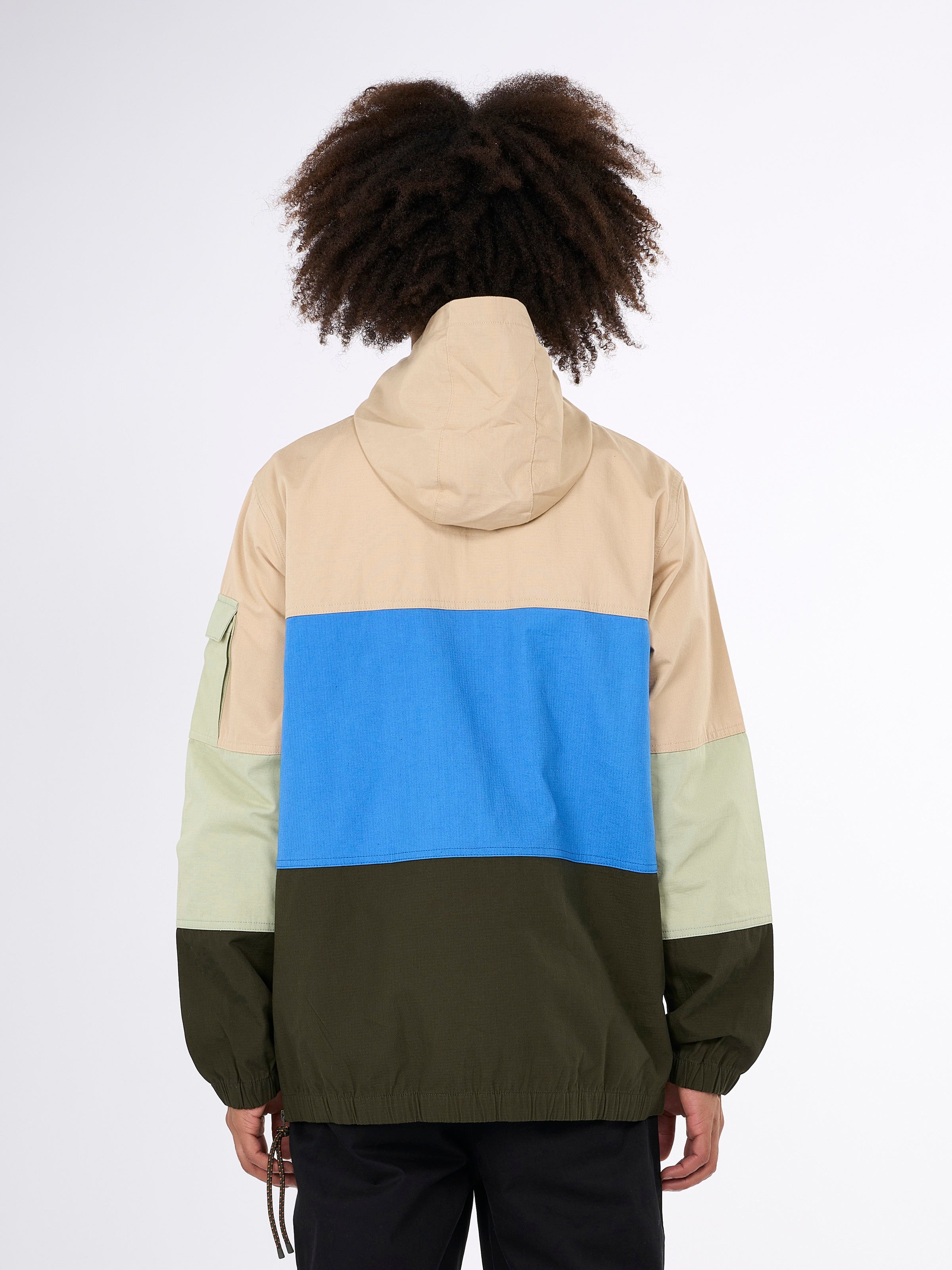 KnowledgeCotton Apparel - Rib stop anorak - GOTS/Vegan