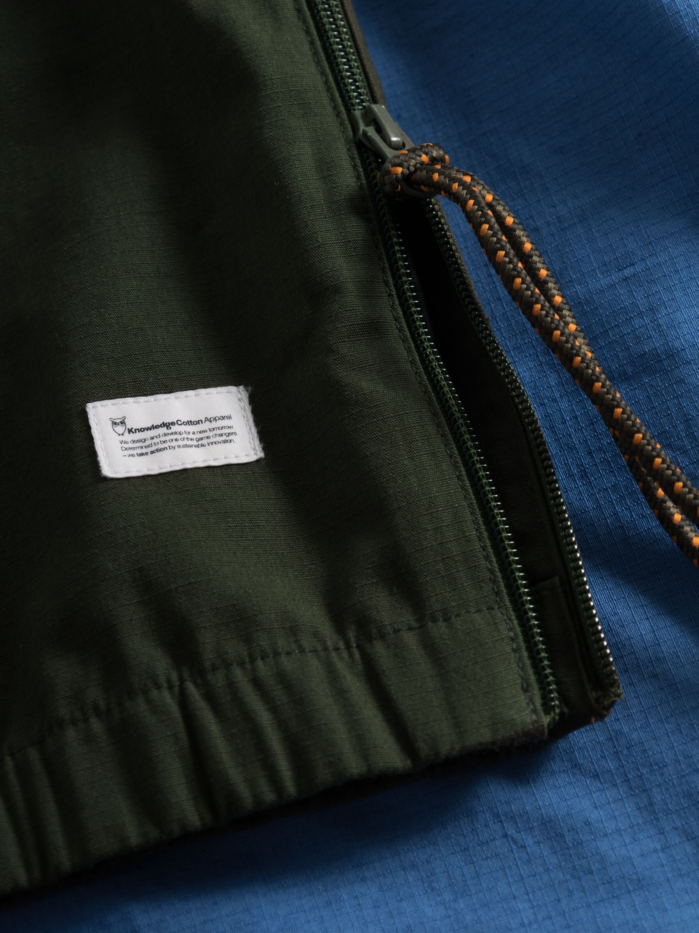 KnowledgeCotton Apparel - Rib stop anorak - GOTS/Vegan