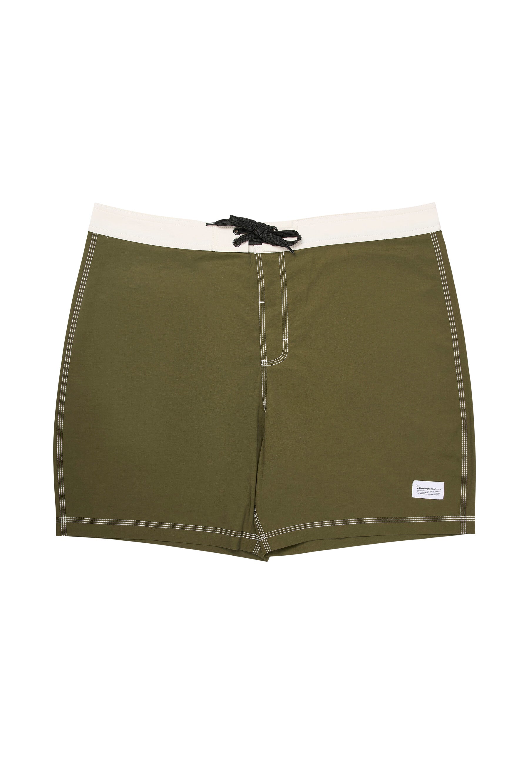 KnowledgeCotton Apparel - Board simtröjor - GRS/Vegan PETA - Burnt Olive