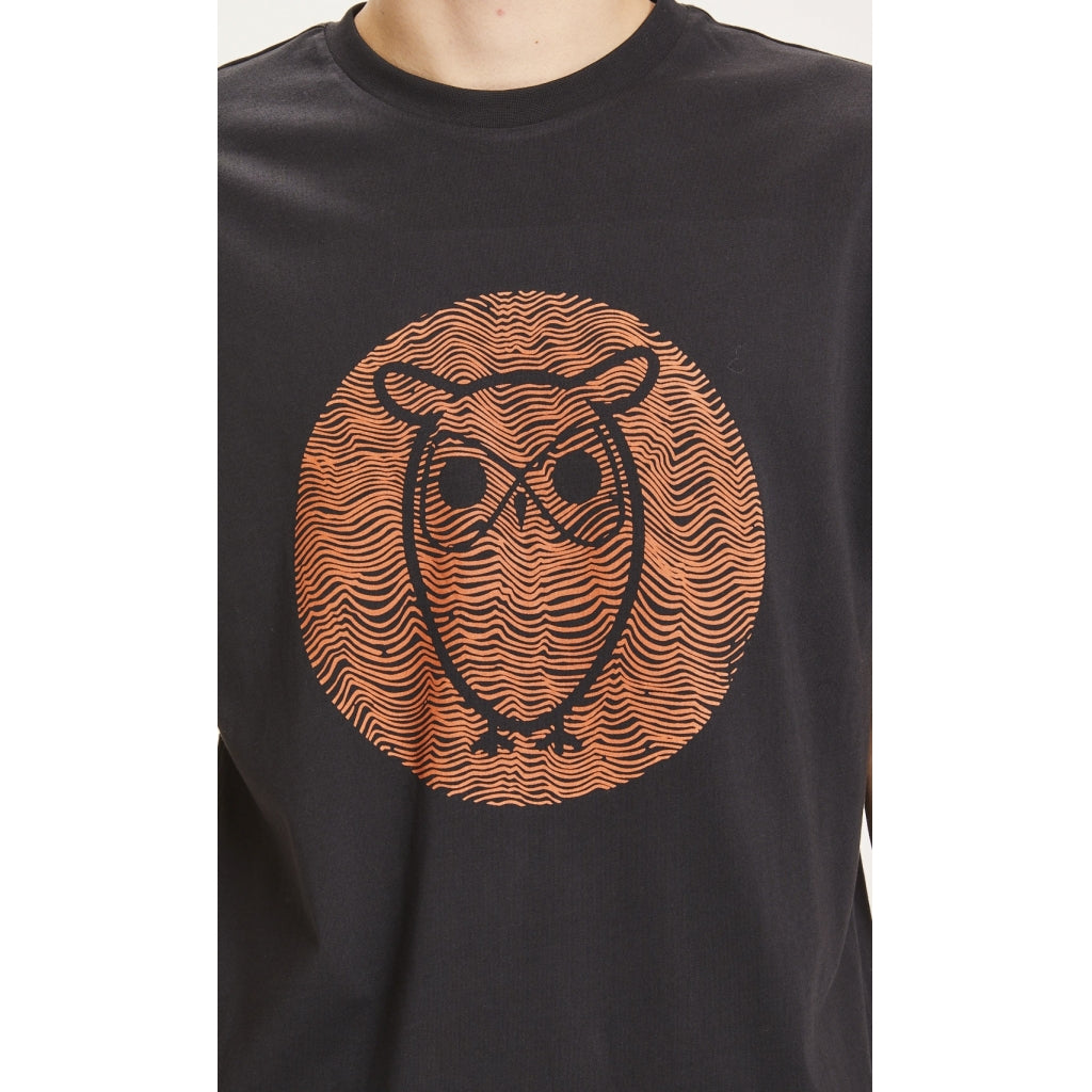 KnowledgeCotton Apparel ALDER big owl lined tee