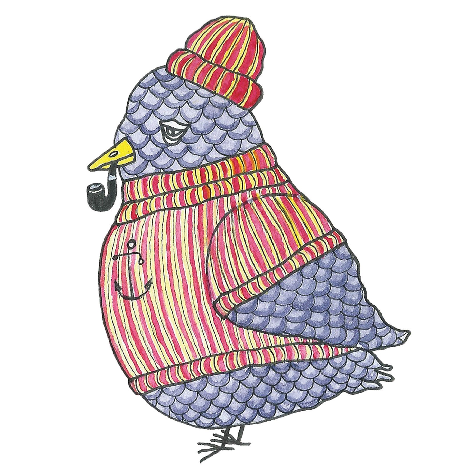 Lakor - Vinterfågel (vit) 