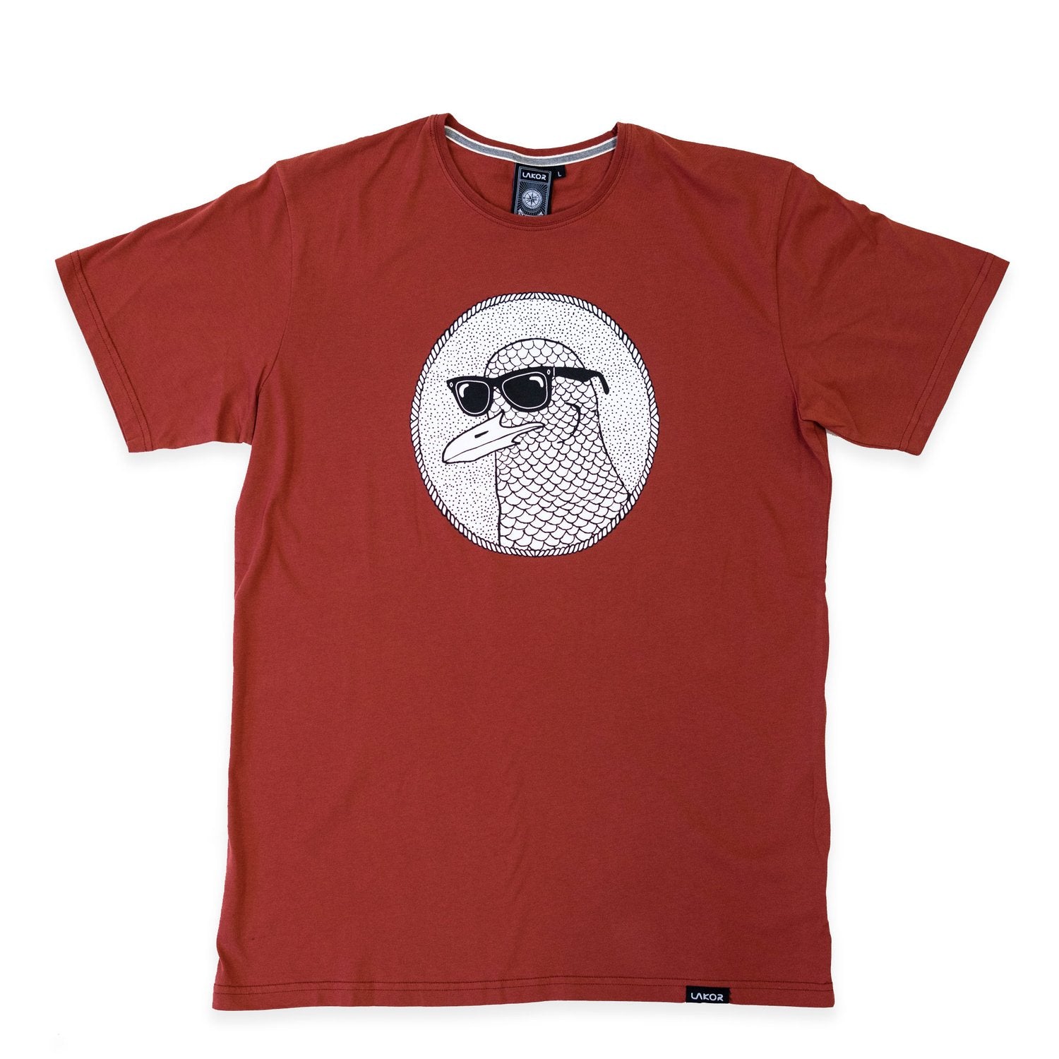 Lakor - Sun club seagull T-shirt (Burned Orange) 