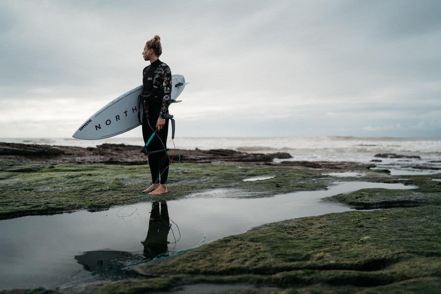 Mystic Jayde Fullsuit 5/4mm Dubbel Fzip Dam Mörkgrå Våtdräkt