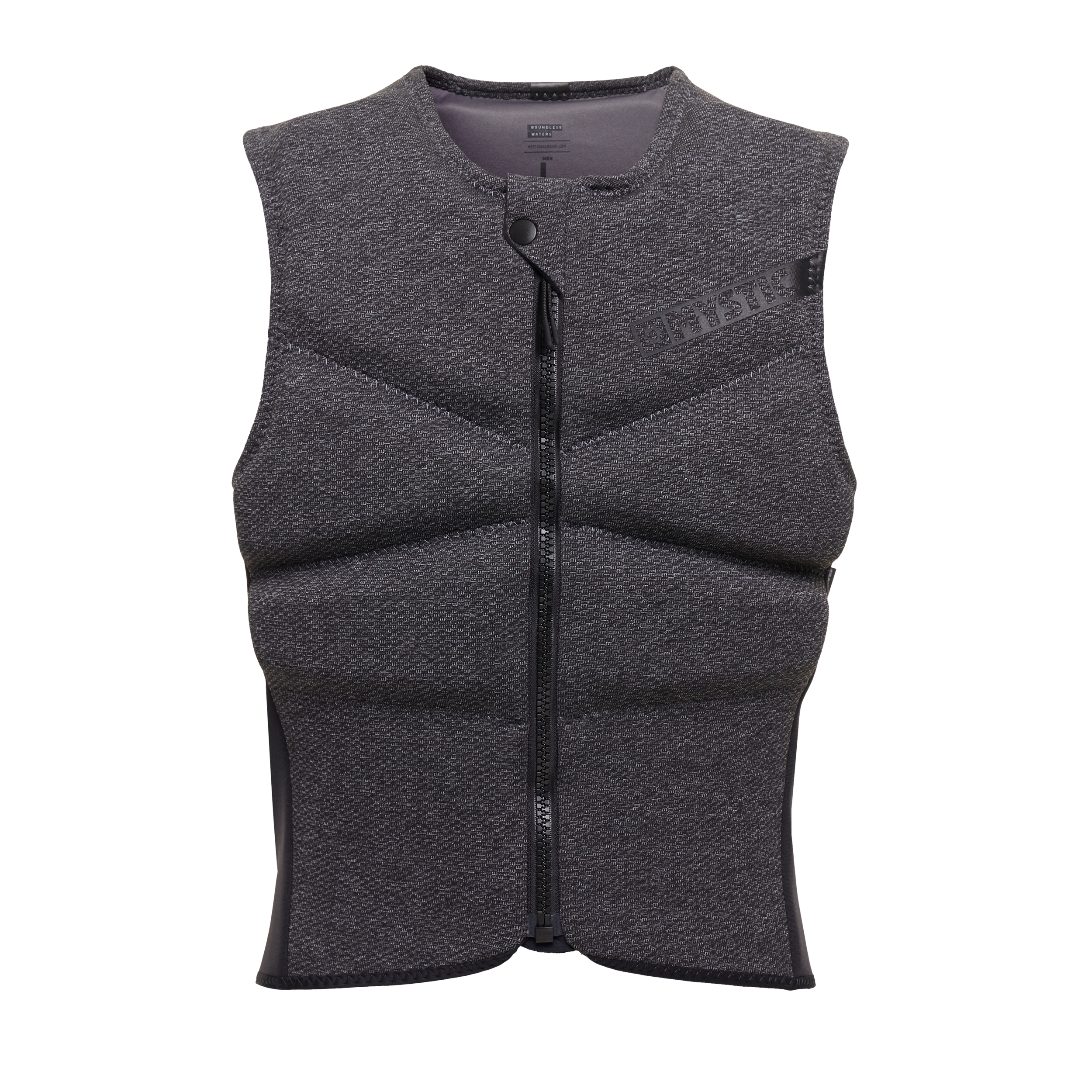 Mystic - Block Impact Vest Fzip Kite - Grå