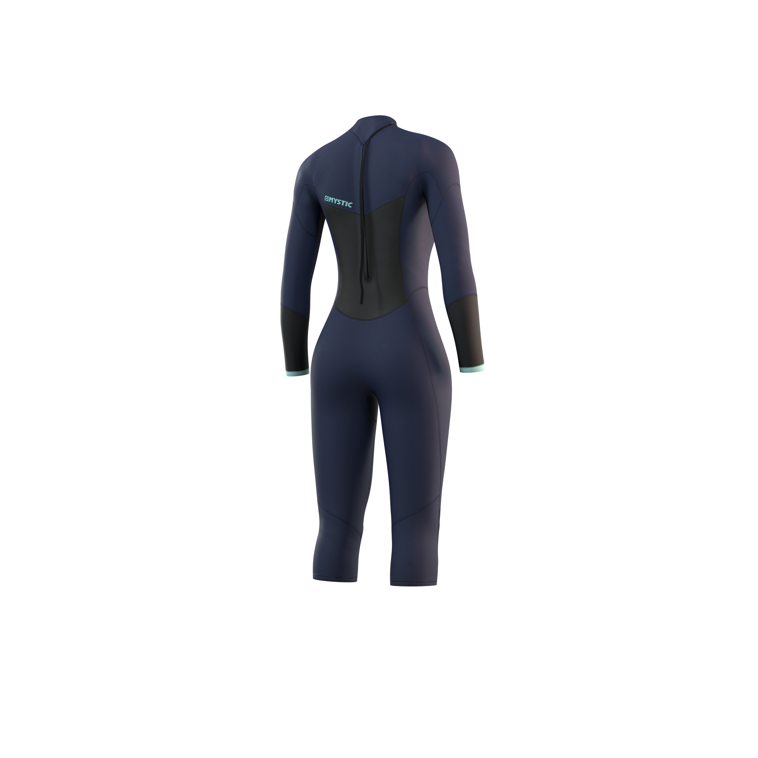 Mystic - Brand Longarm Shortleg 3/2 mm Bzip Flatlock Dam - Nattblå