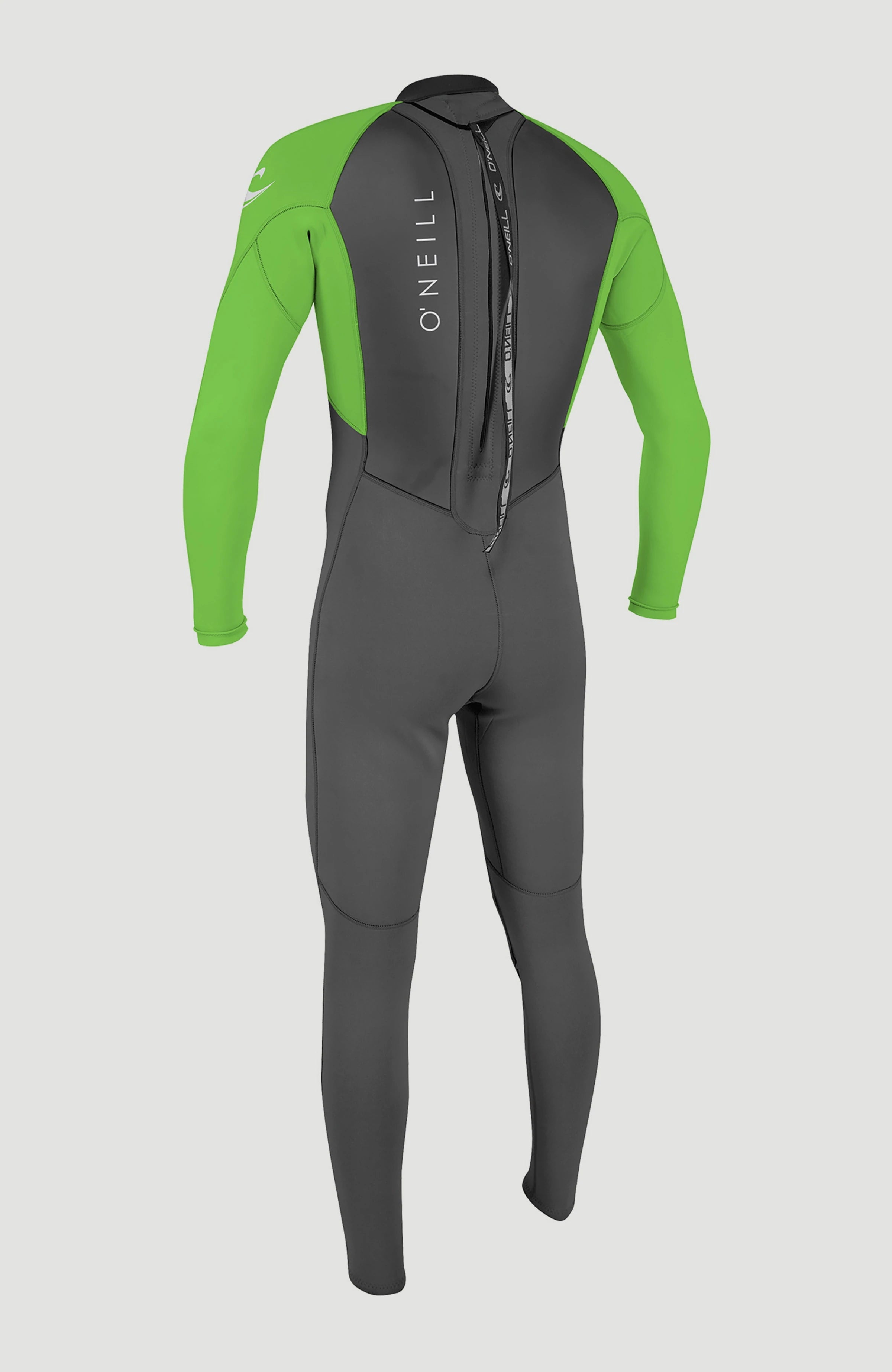 O'Neill REACTOR-2 3/2 GRAPHITE / DAYGLO Baksida ZIP Våtdräkt 